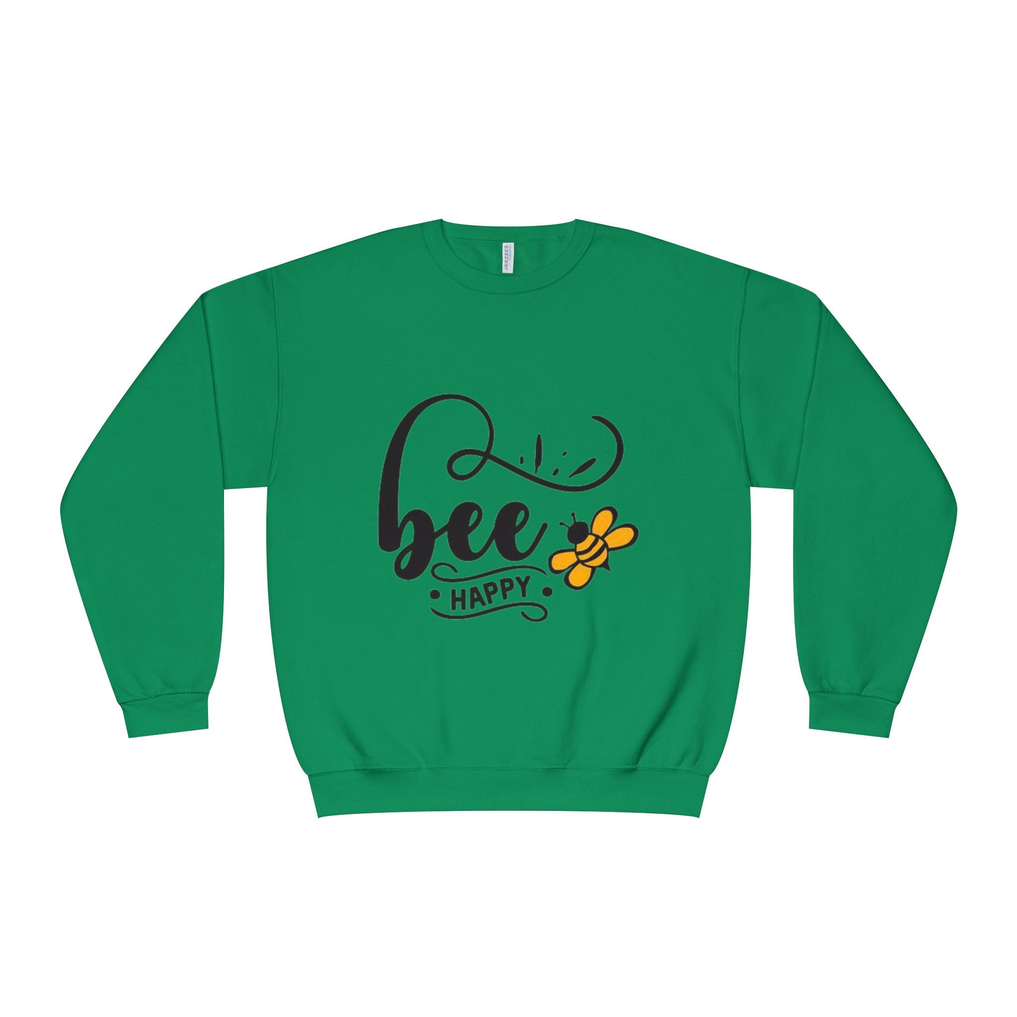 Bee Happy Series - "Bee Happy." Unisex NuBlend Crewneck Sweatshirt