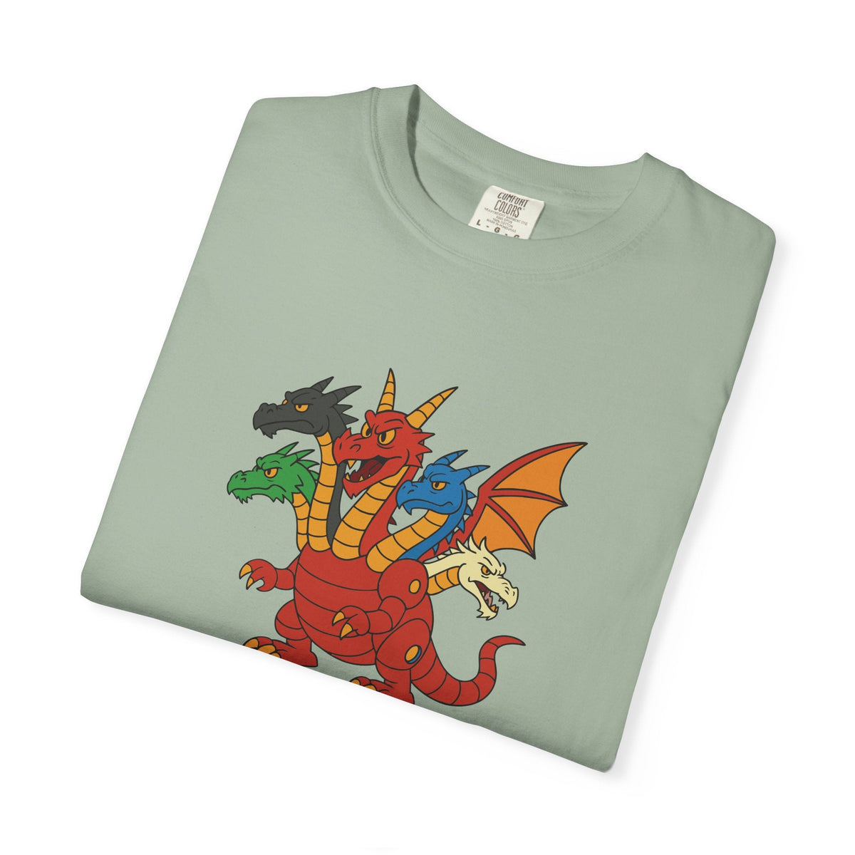 Multi-Headed Dragon T-Shirt — Colorful Fantasy Creature Tee