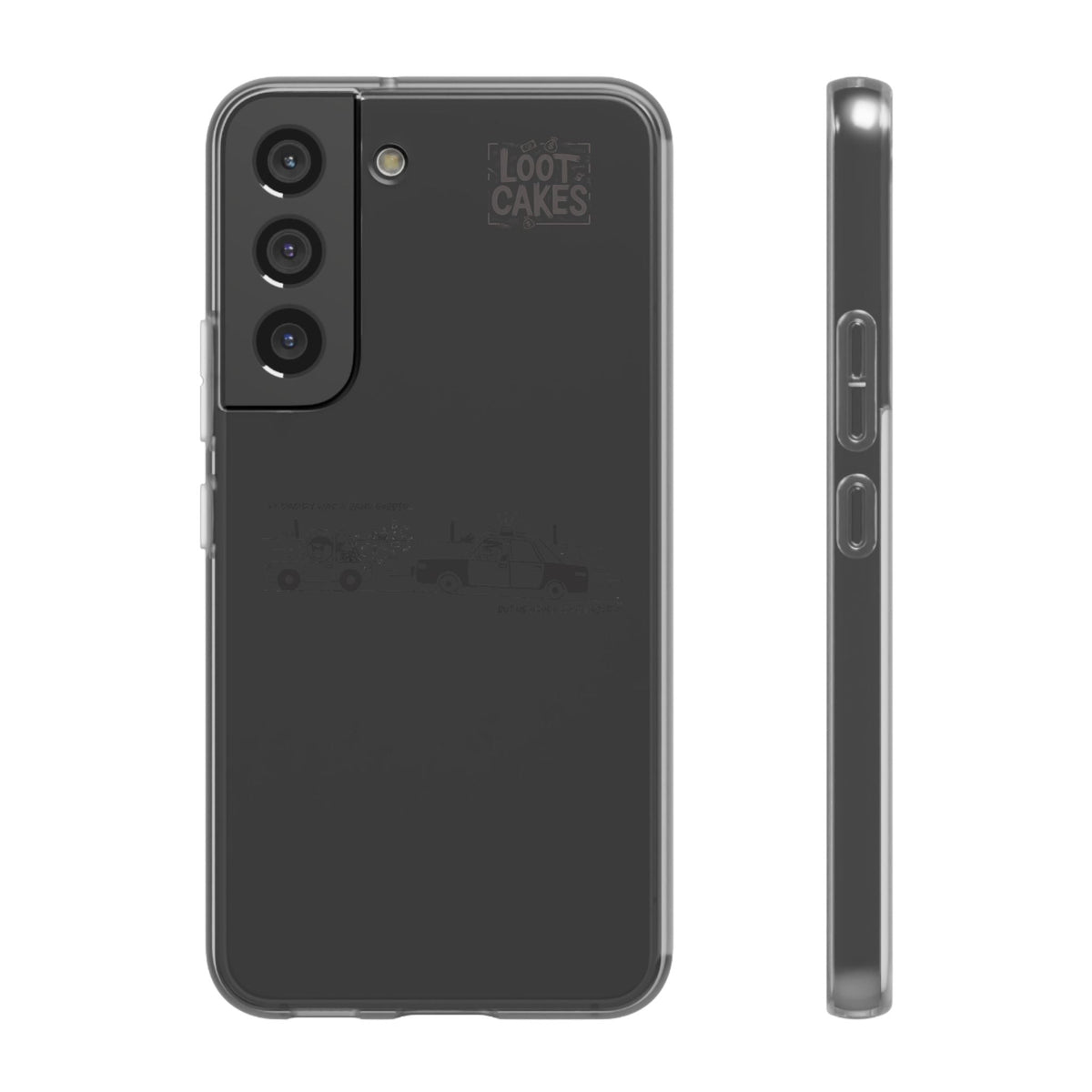 Loot Cakes x Mike Maldonado Phone Case | Slim Clear TPU Graphic