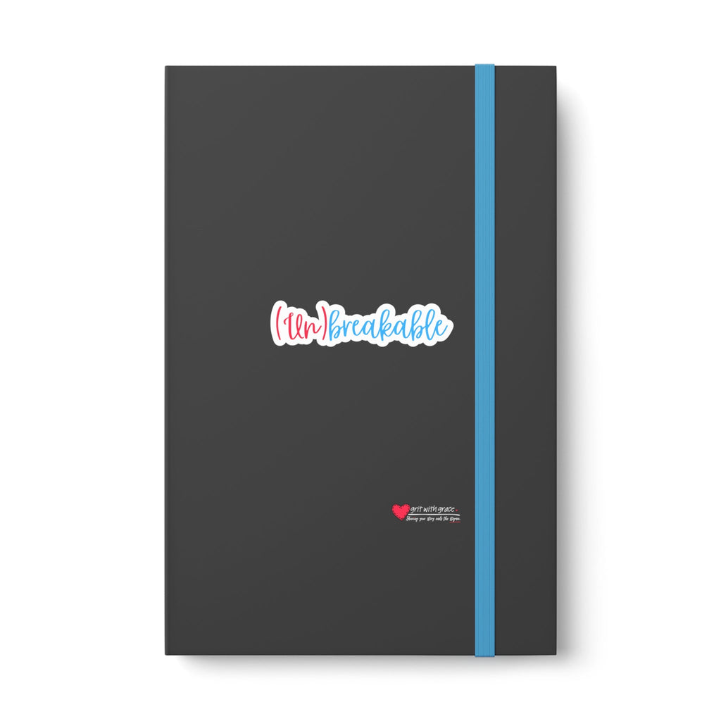 Mental Health Matters - "(un) breakable." Color Contrast Notebook - Ruled