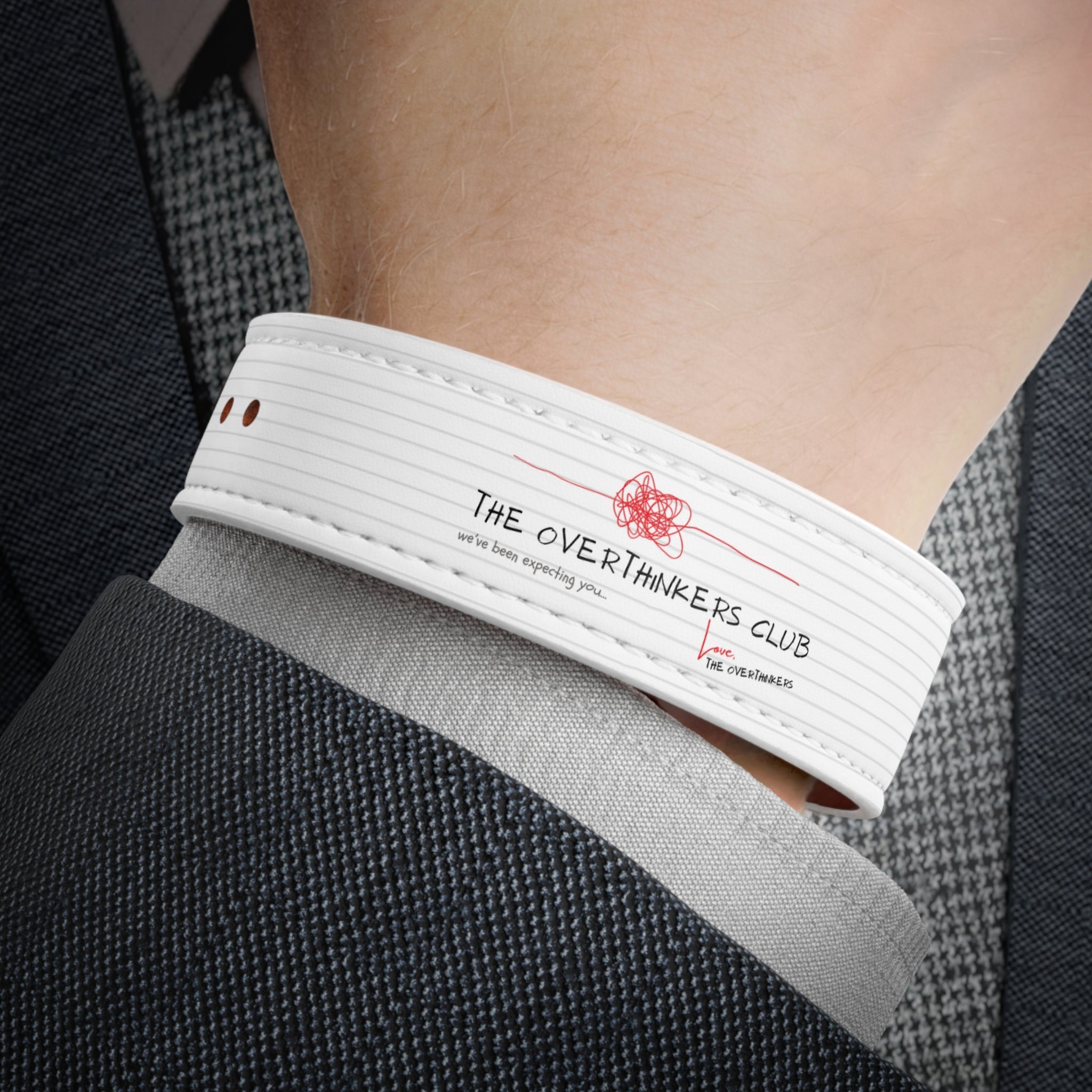 The Overthinkers Club Members Only Supportive Wristband