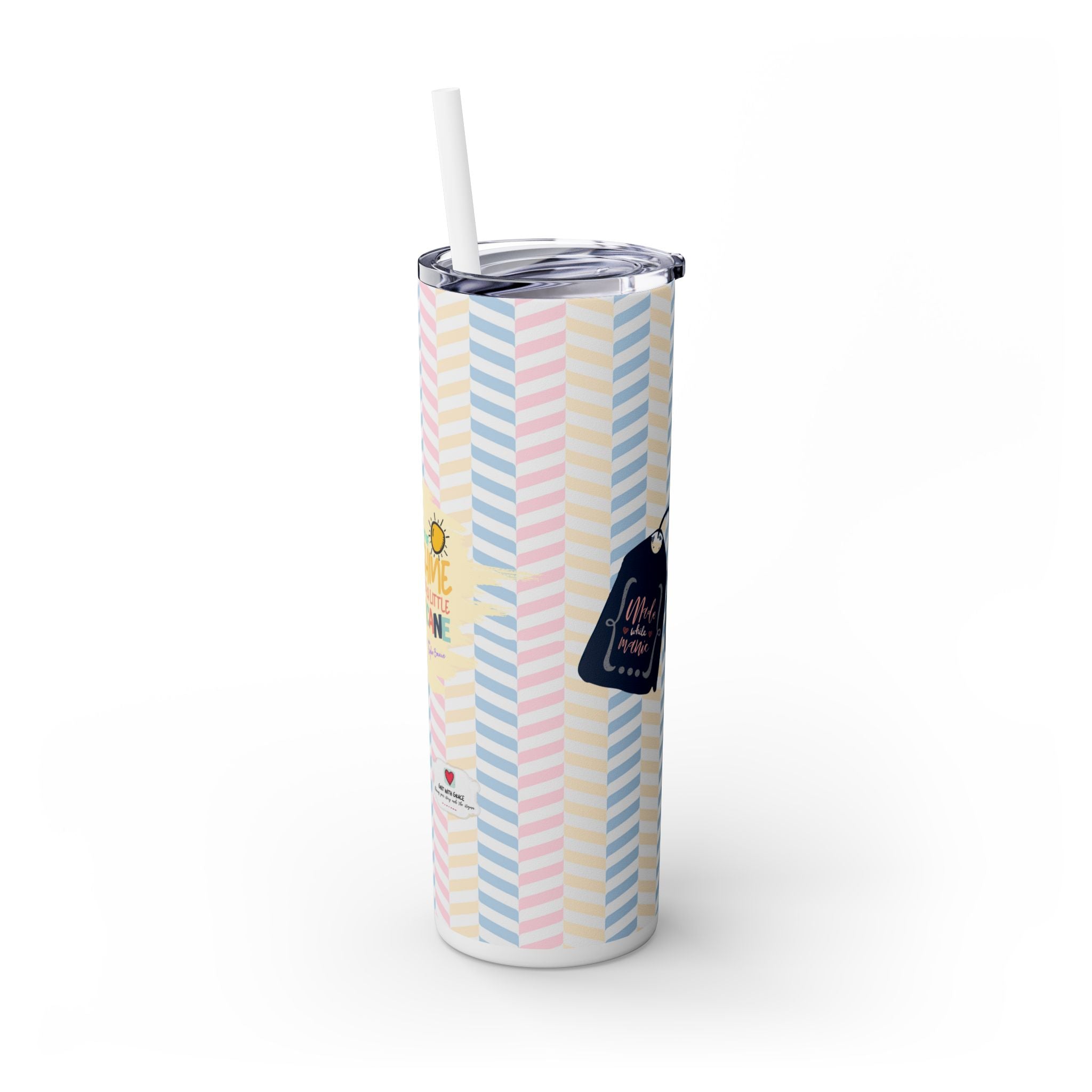 Bipolar Bonnie 'Expressing the Journey' 20oz Skinny Tumbler - Limited Edition