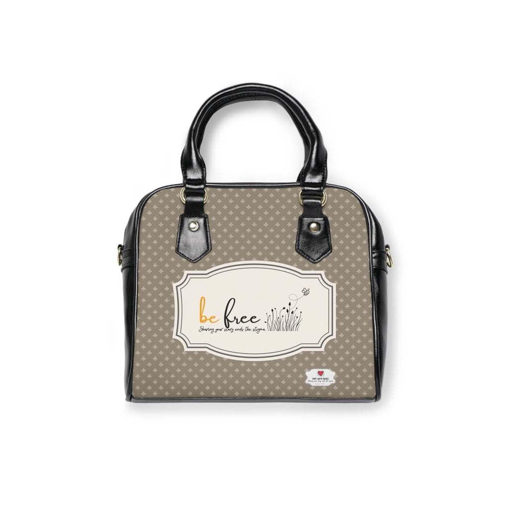 Bee Happy 'Embrace Freedom' Inspirational Shoulder Handbag