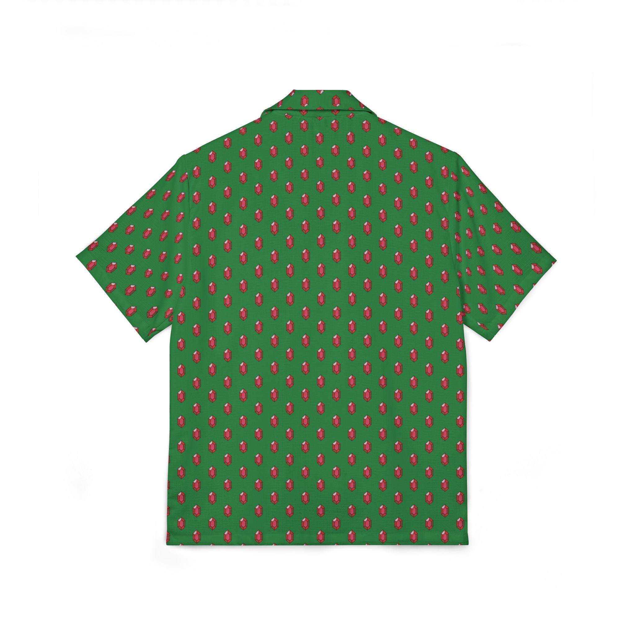 Critical Cut Green Ruby Gems Camp Shirt