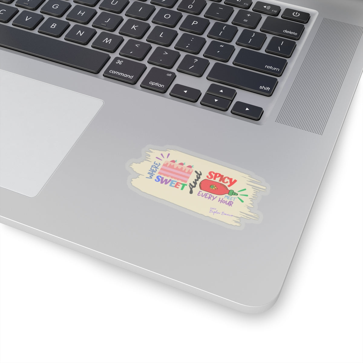 Bipolar Bonnie Series - "Bipolar: Where Sweet And Spicy Meet Every Hour Matter." Kiss-Cut Stickers