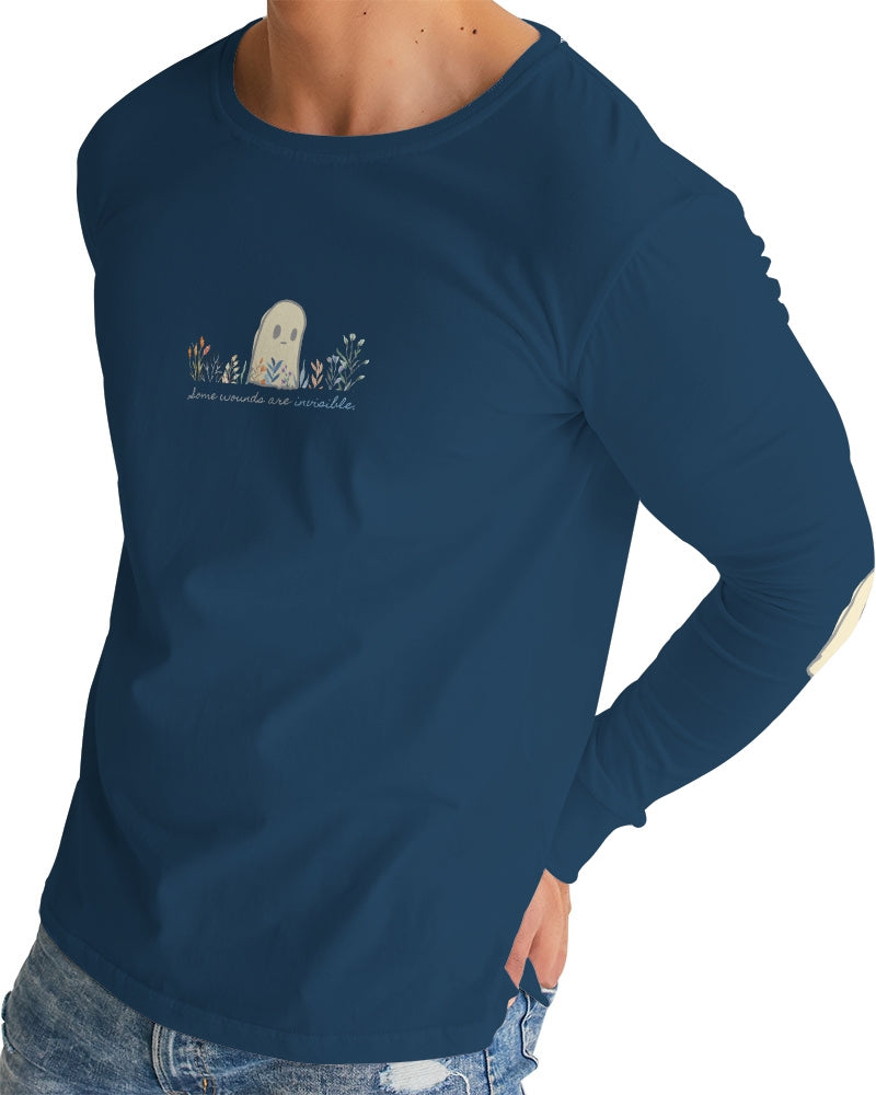 Invisible Ghost Series Men's All-Over Print Long Sleeve Tee
