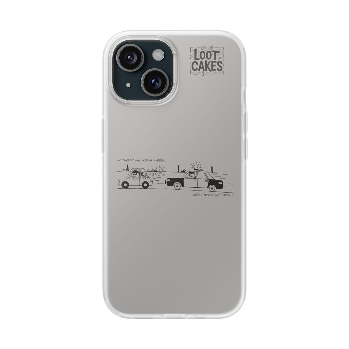 Loot Cakes x Mike Maldonado Phone Case | Slim Clear TPU Graphic