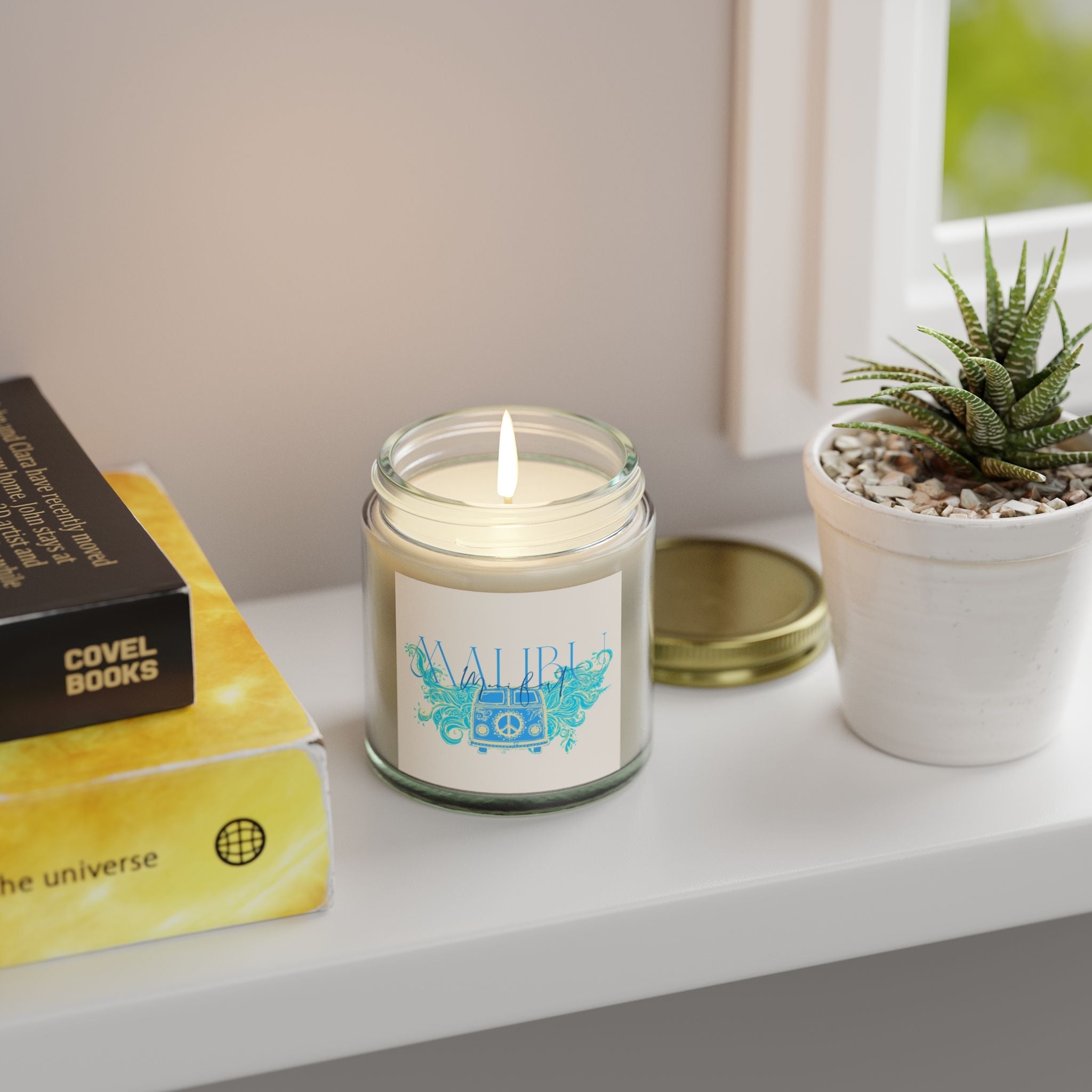 Manifest Malibu Coconut Apricot Wax Candle