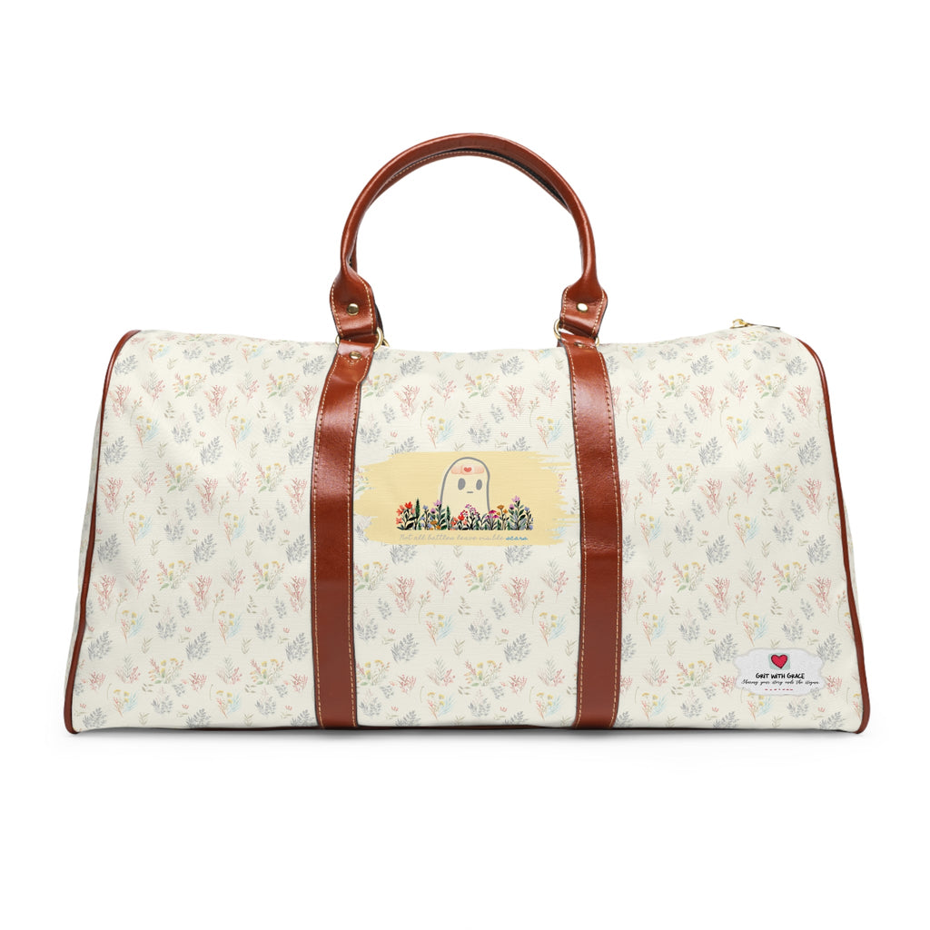 Invisible Ghost Series - "Not all battles leave visible scars." Waterproof Travel Bag