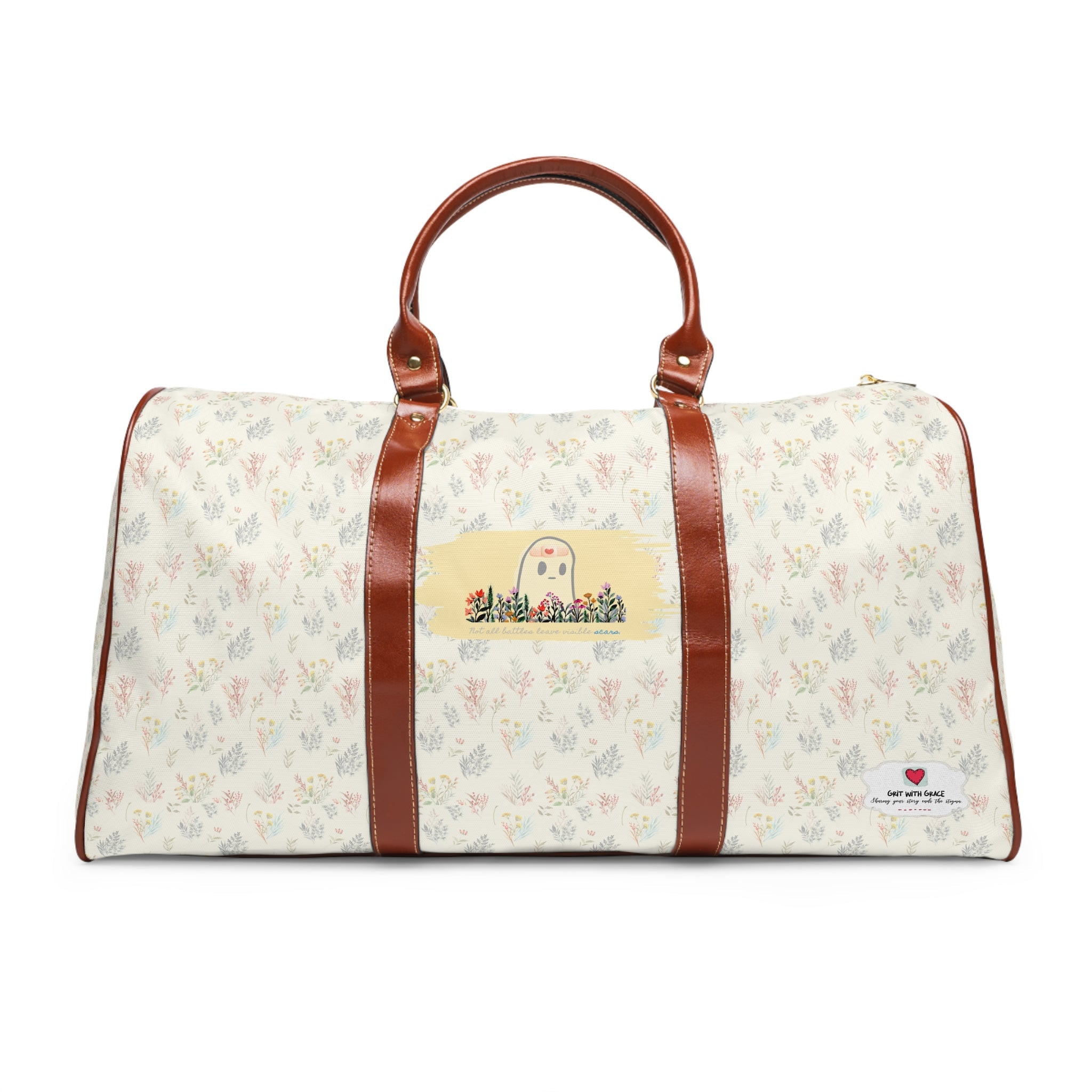 Invisible Ghost Series - "Not all battles leave visible scars." Waterproof Travel Bag