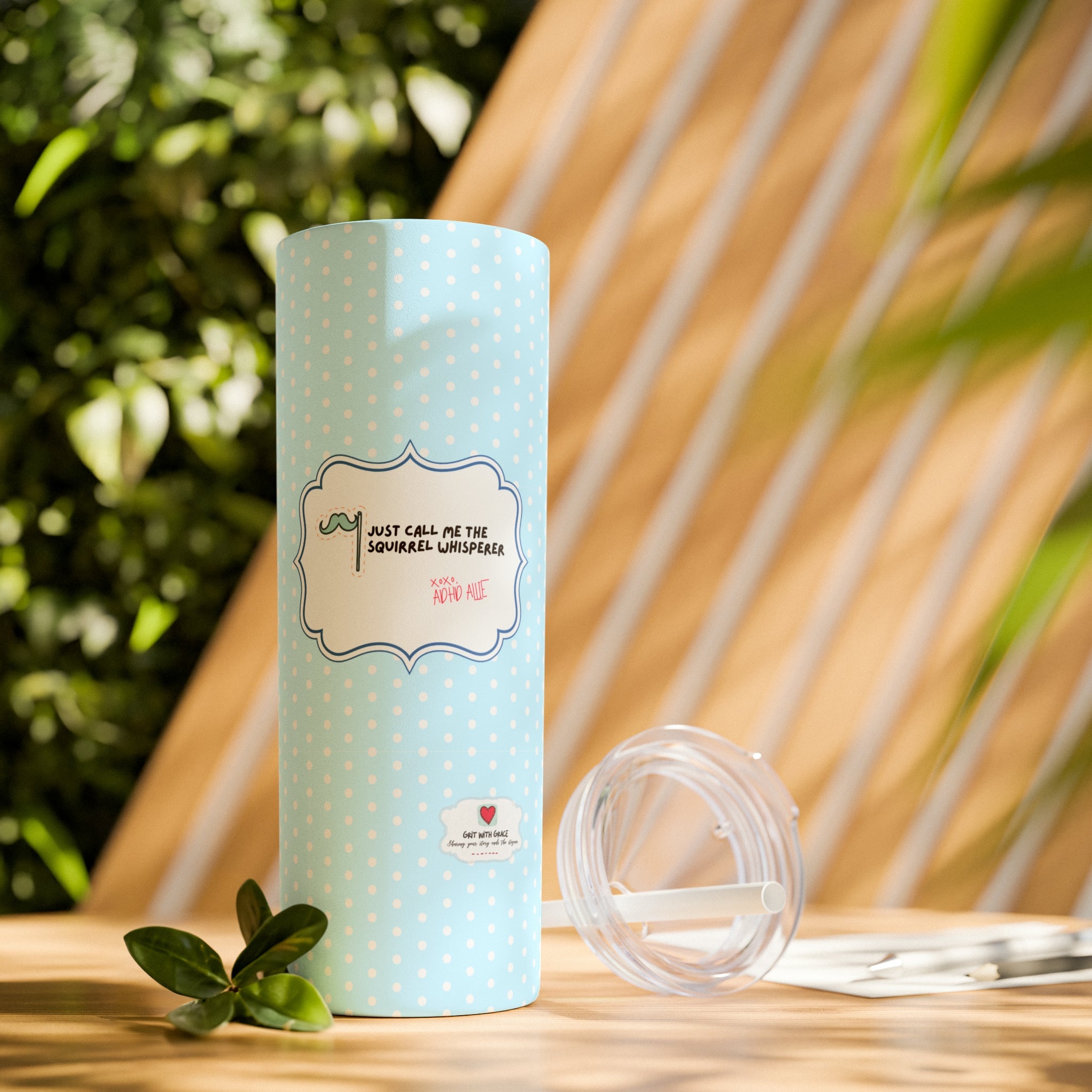 ADHD Allie 'Squirrel Whisperer' 20oz Motivational Tumbler