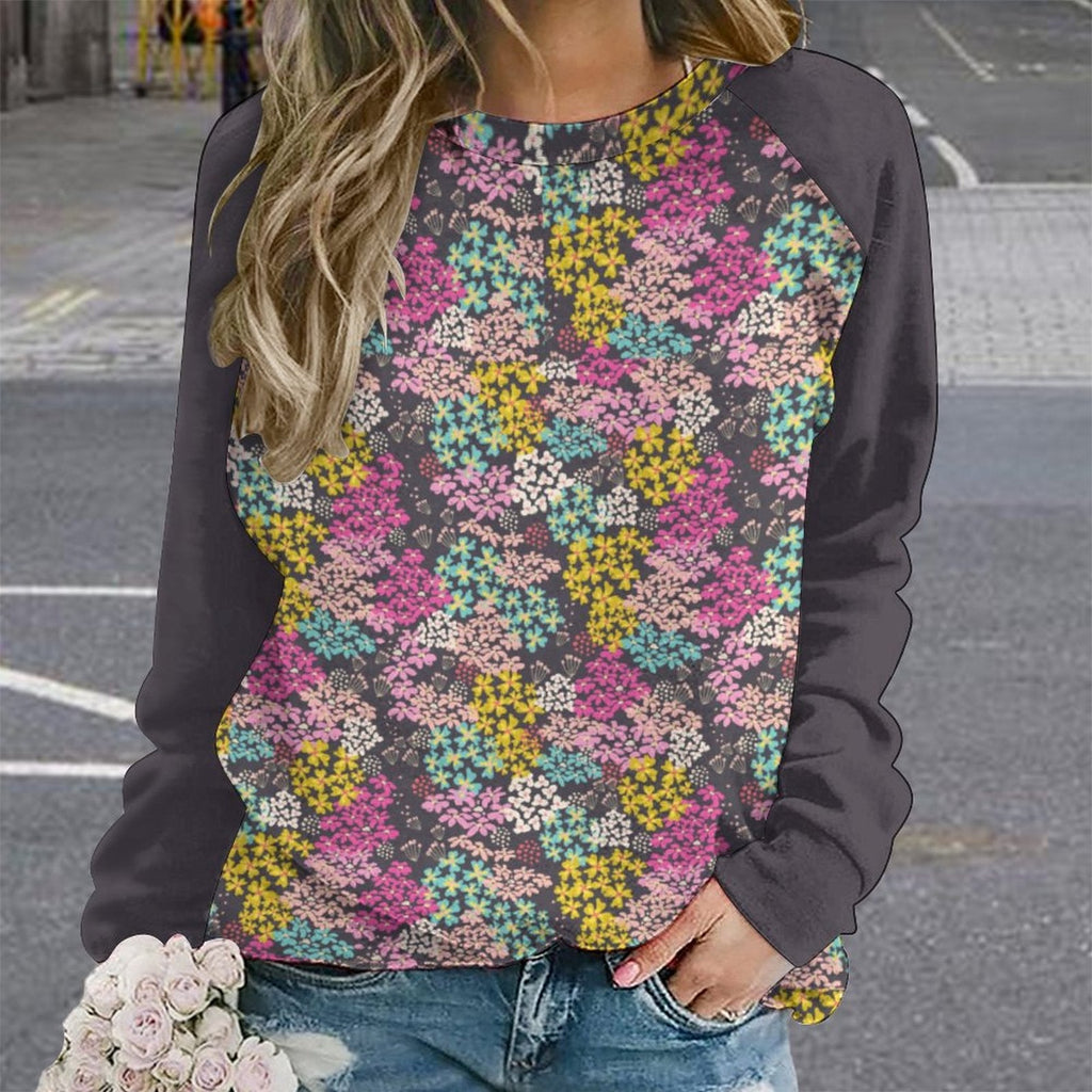 Summer Vibes Sweatshirt Raglan Style