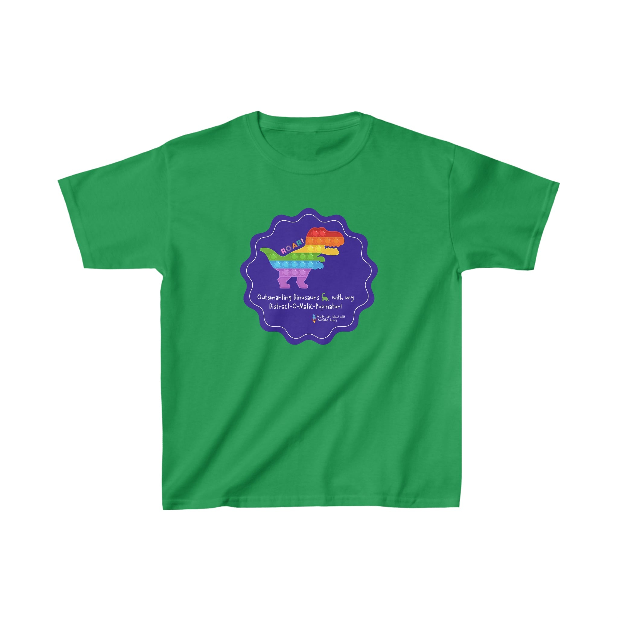Autistic Andy 'Adventure Awaits' Kids Heavy Cotton™ Tee