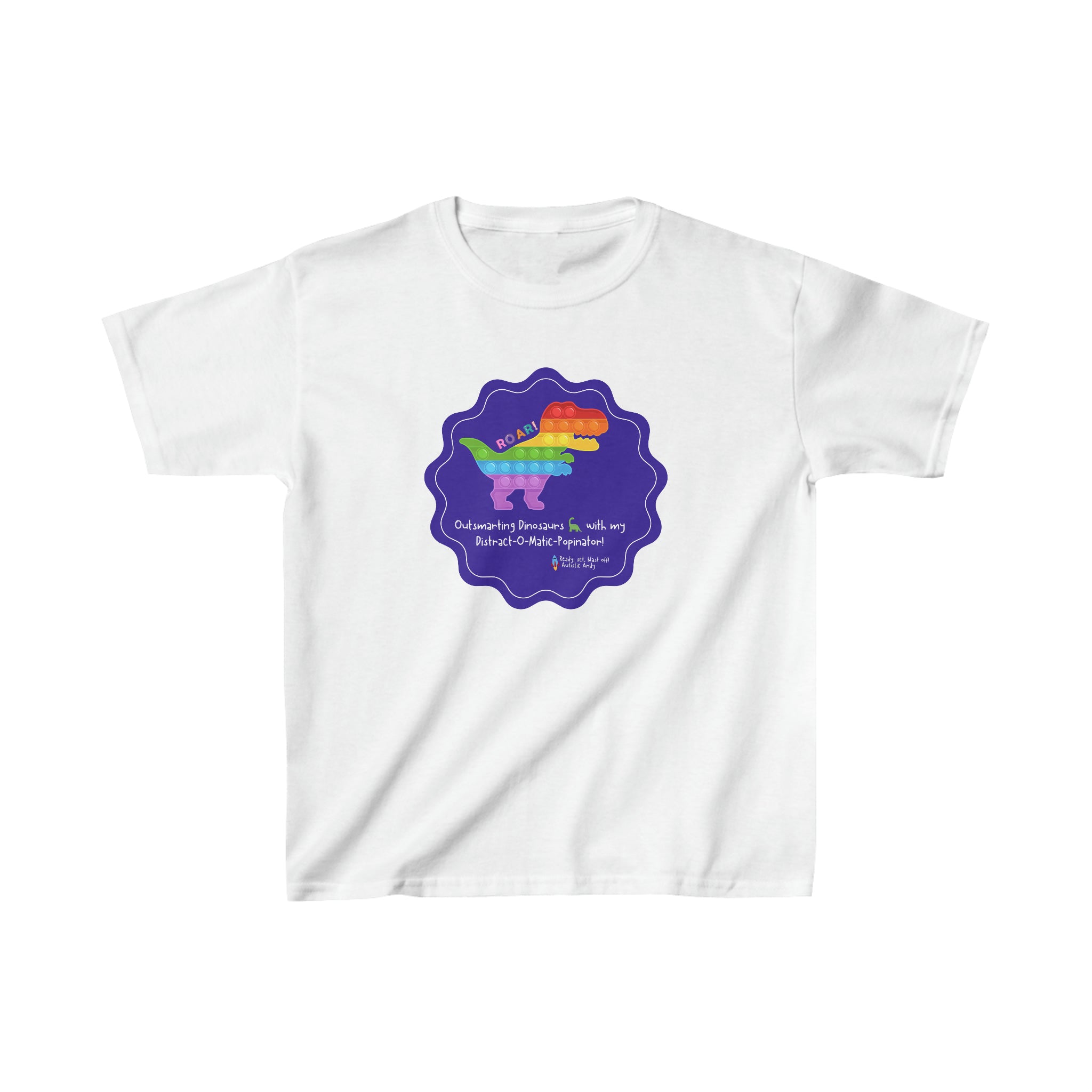 Autistic Andy 'Adventure Awaits' Kids Heavy Cotton™ Tee