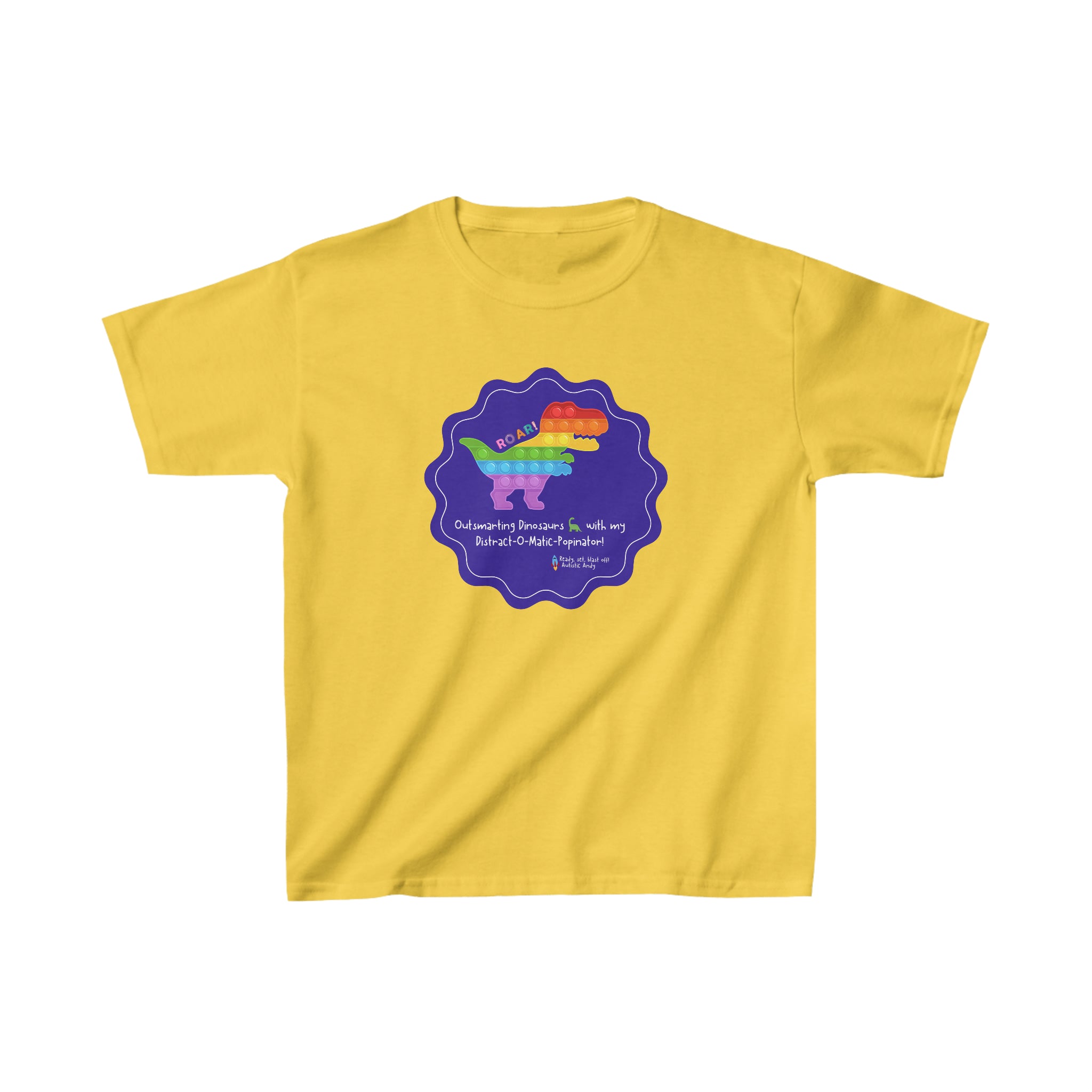 Autistic Andy 'Adventure Awaits' Kids Heavy Cotton™ Tee