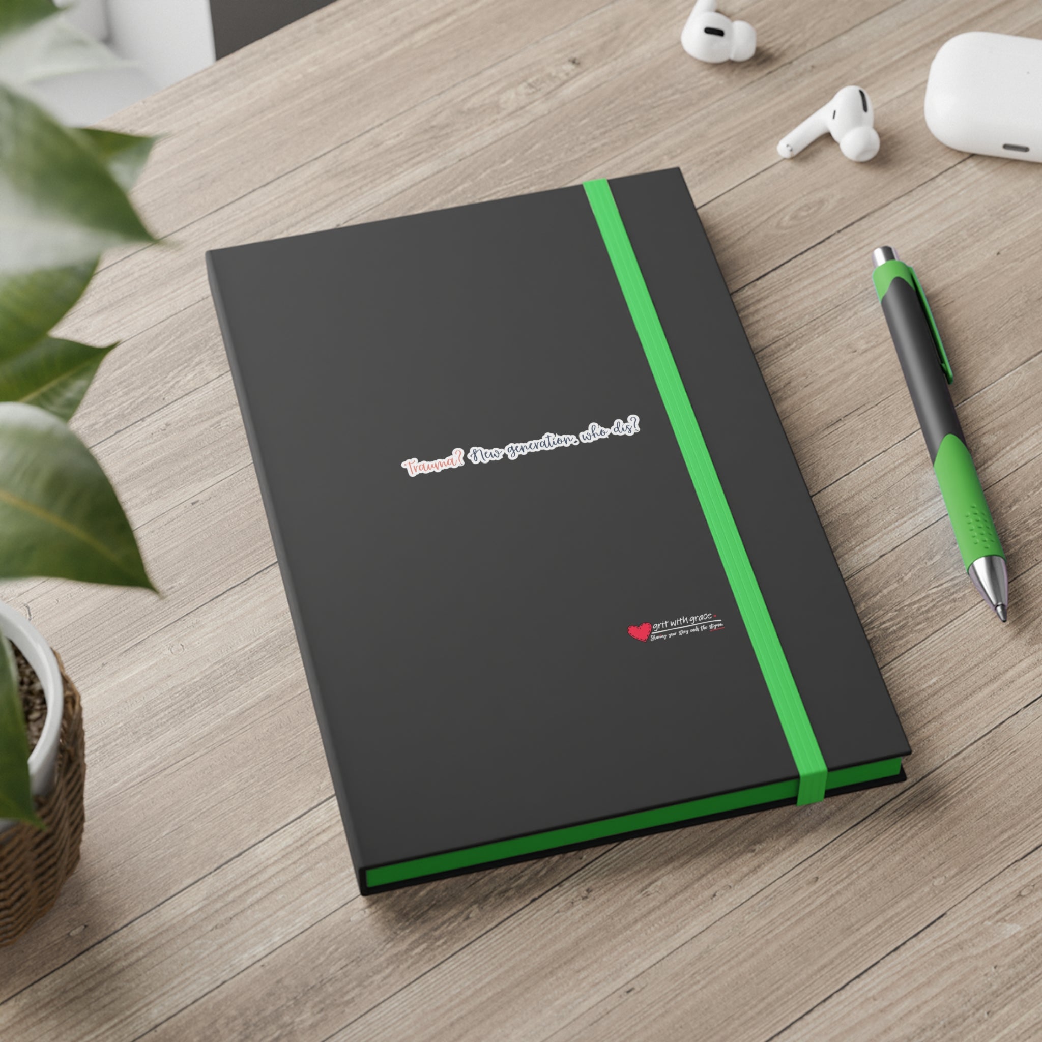Grit with Grace 'New Beginnings' Color Notebook