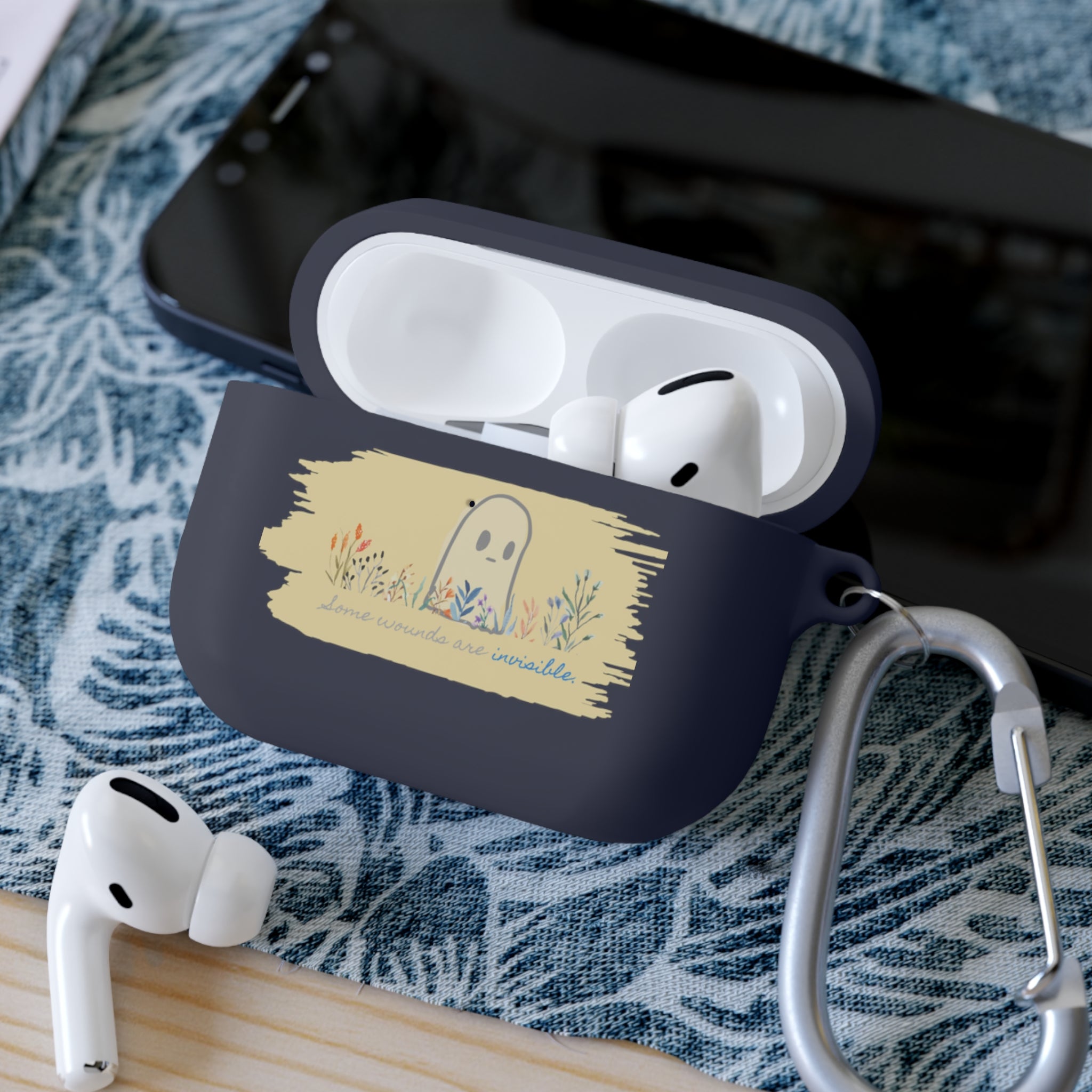 Invisible Ghost Series - "Some wounds are invisible." AirPods and AirPods Pro Case Cover