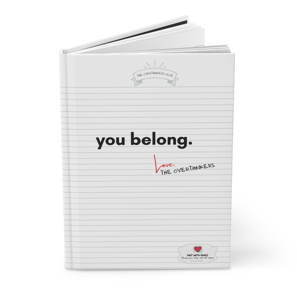 The Overthinkers Club 'Navigating Thoughts' Hardcover Matte Journal - Limited Edition