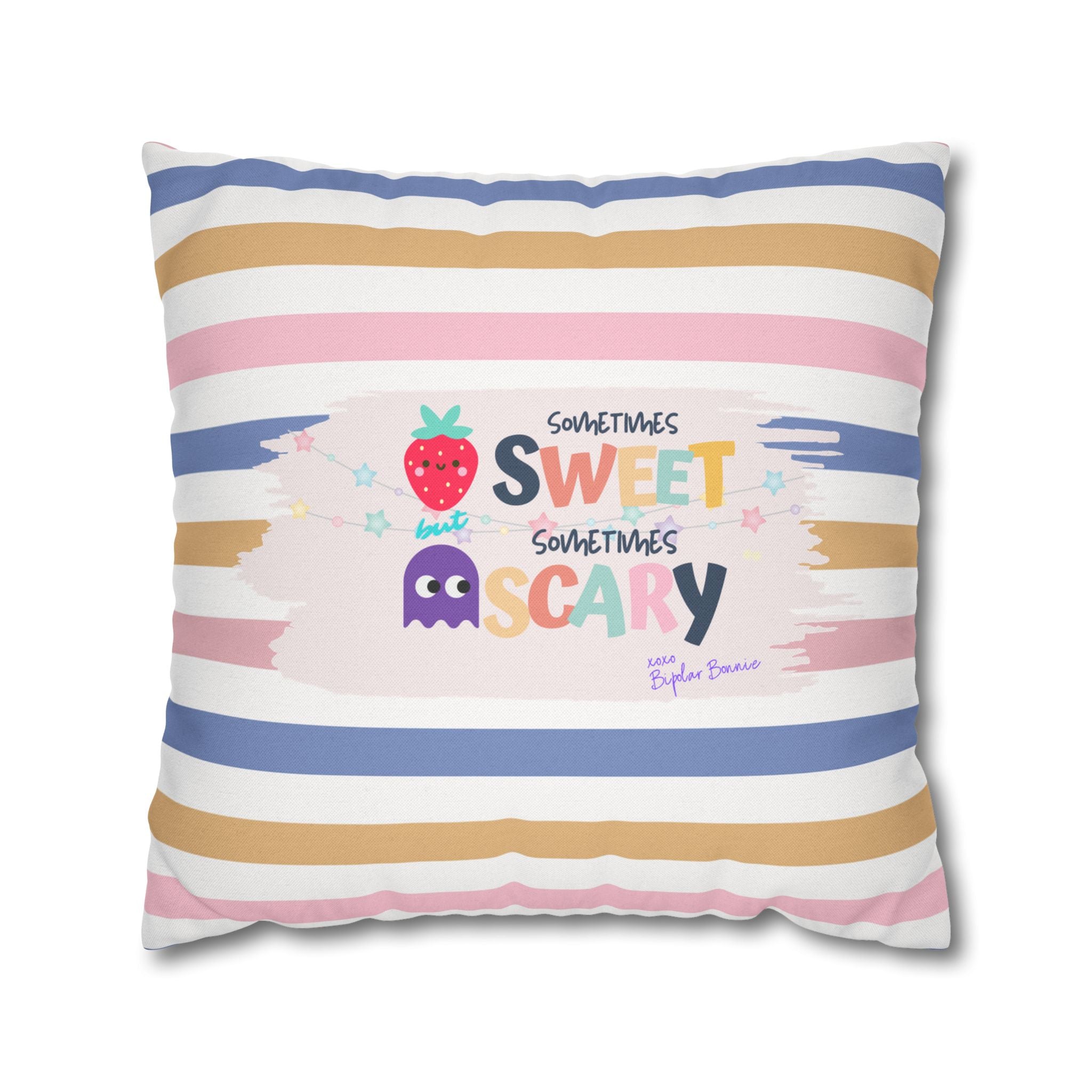 Bipolar Bonnie Series - Spun Polyester Square Pillow Case