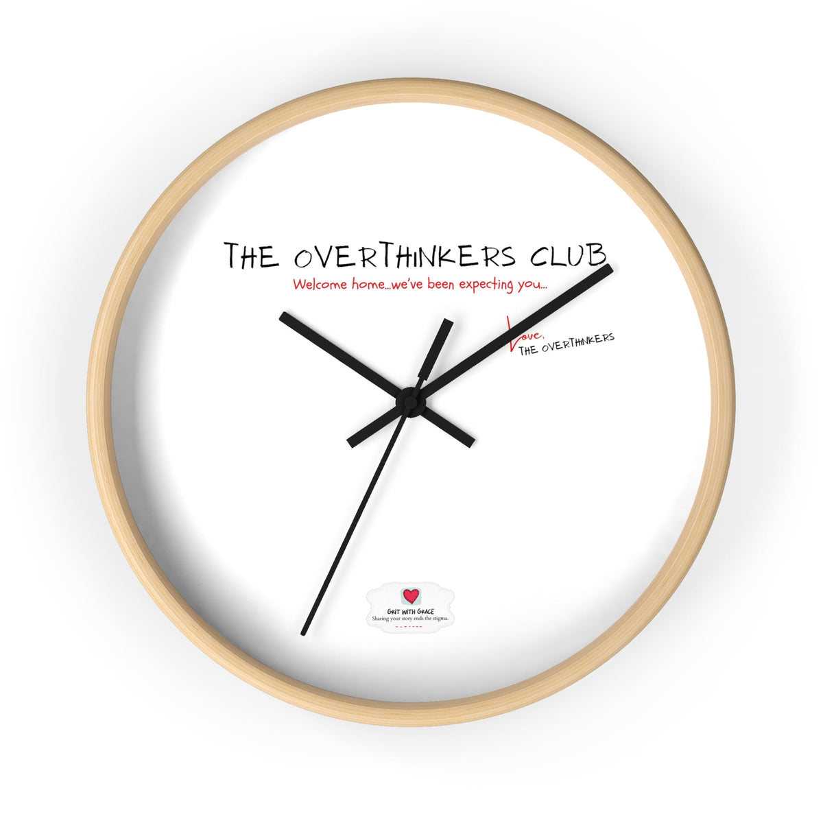Overthinkers Club Exclusive Timepiece Wall Decor