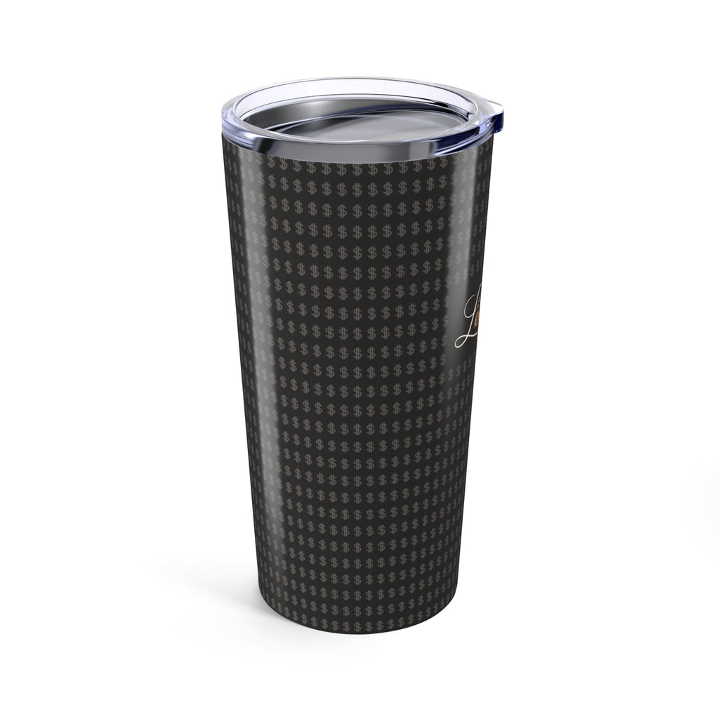Loot Cakes 20oz Tumbler Black Patterned