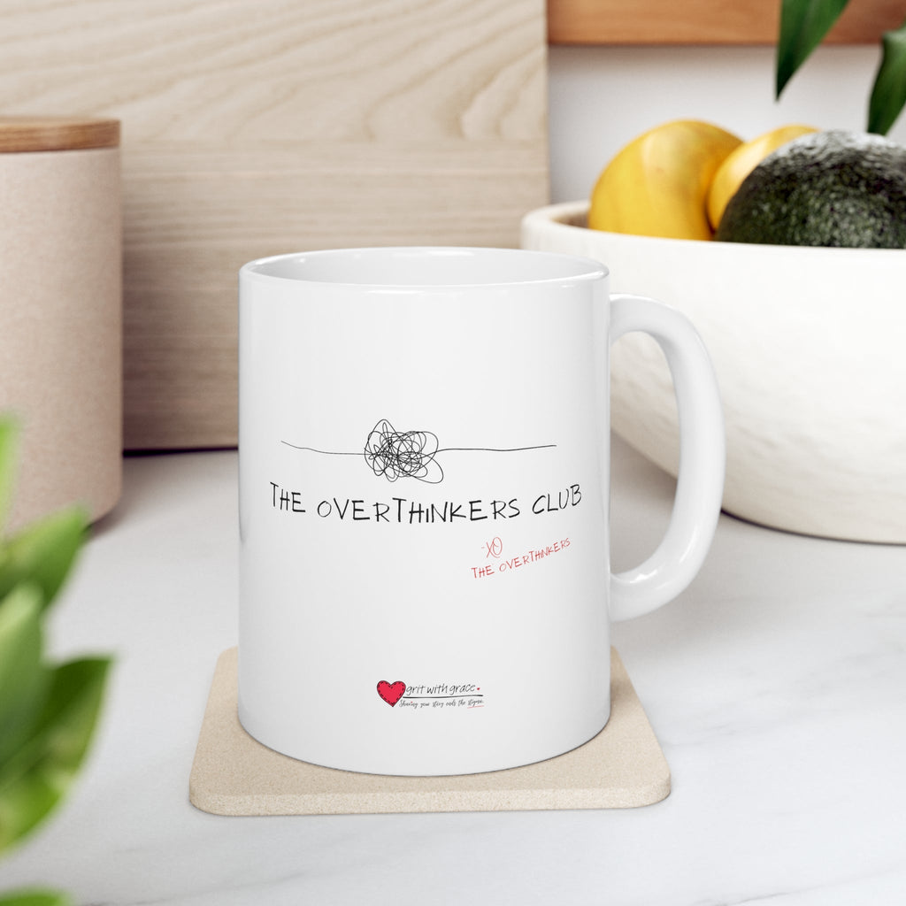 The Overthinkers Club Members Only Ceramic Mug