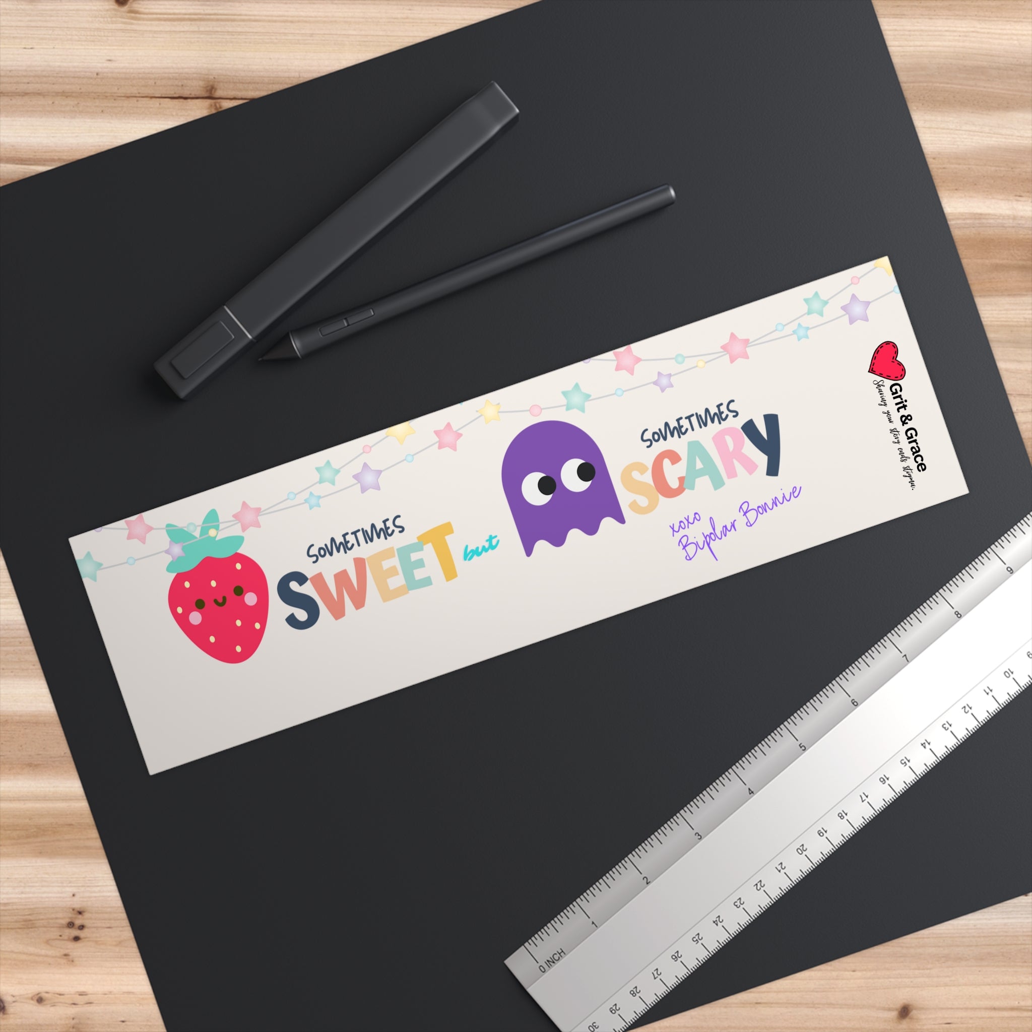 Bipolar Bonnie Series - "Sometimes Sweet But Sometimes Scary" Bumper Stickers
