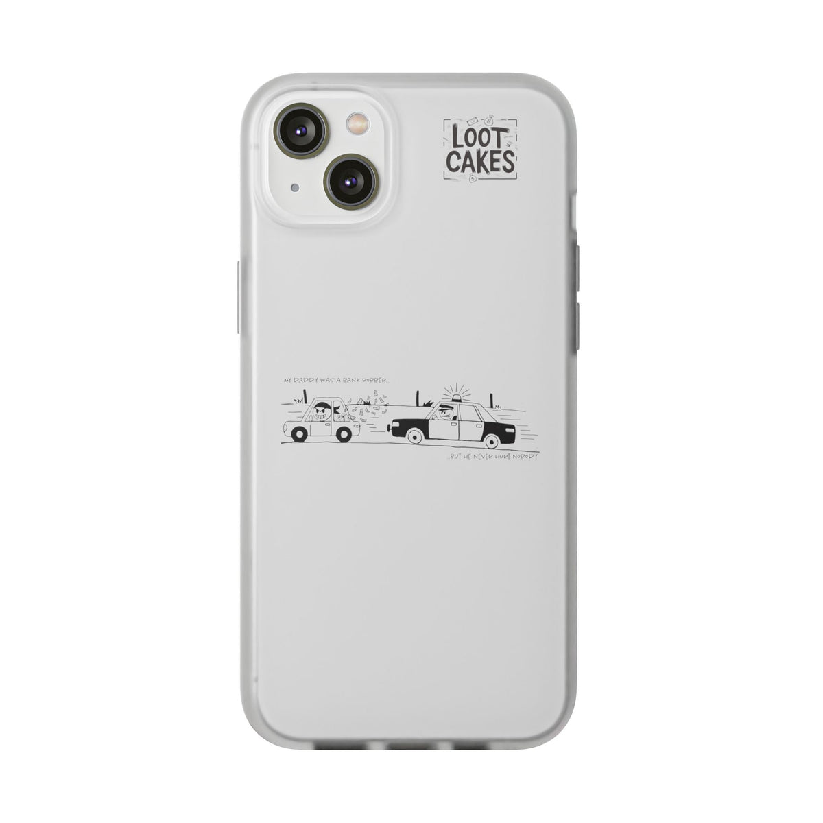 Loot Cakes x Mike Maldonado Phone Case | Slim Clear TPU Graphic