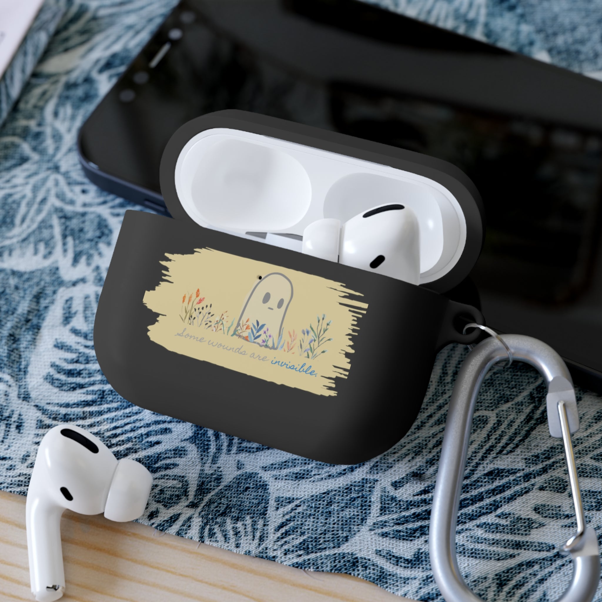 Invisible Ghost Series - "Some wounds are invisible." AirPods and AirPods Pro Case Cover
