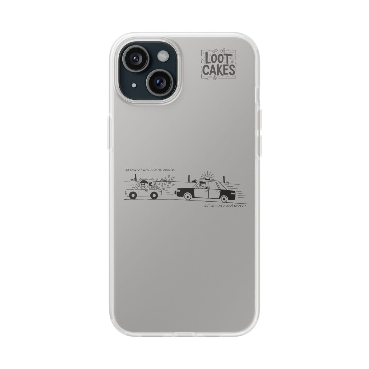 Loot Cakes x Mike Maldonado Phone Case | Slim Clear TPU Graphic