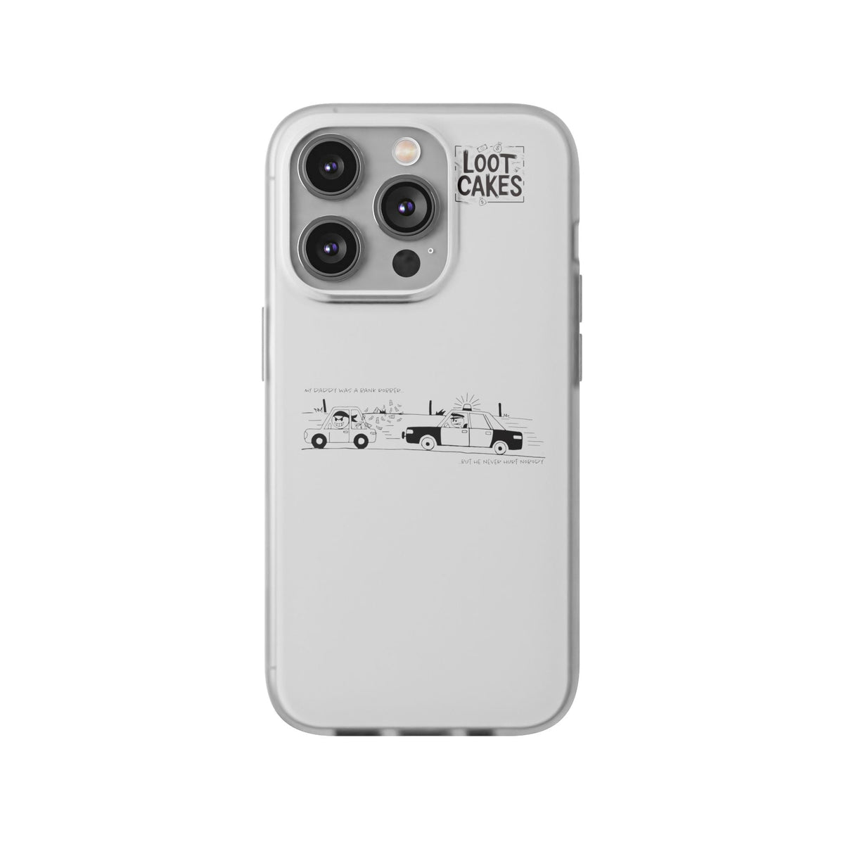 Loot Cakes x Mike Maldonado Phone Case | Slim Clear TPU Graphic