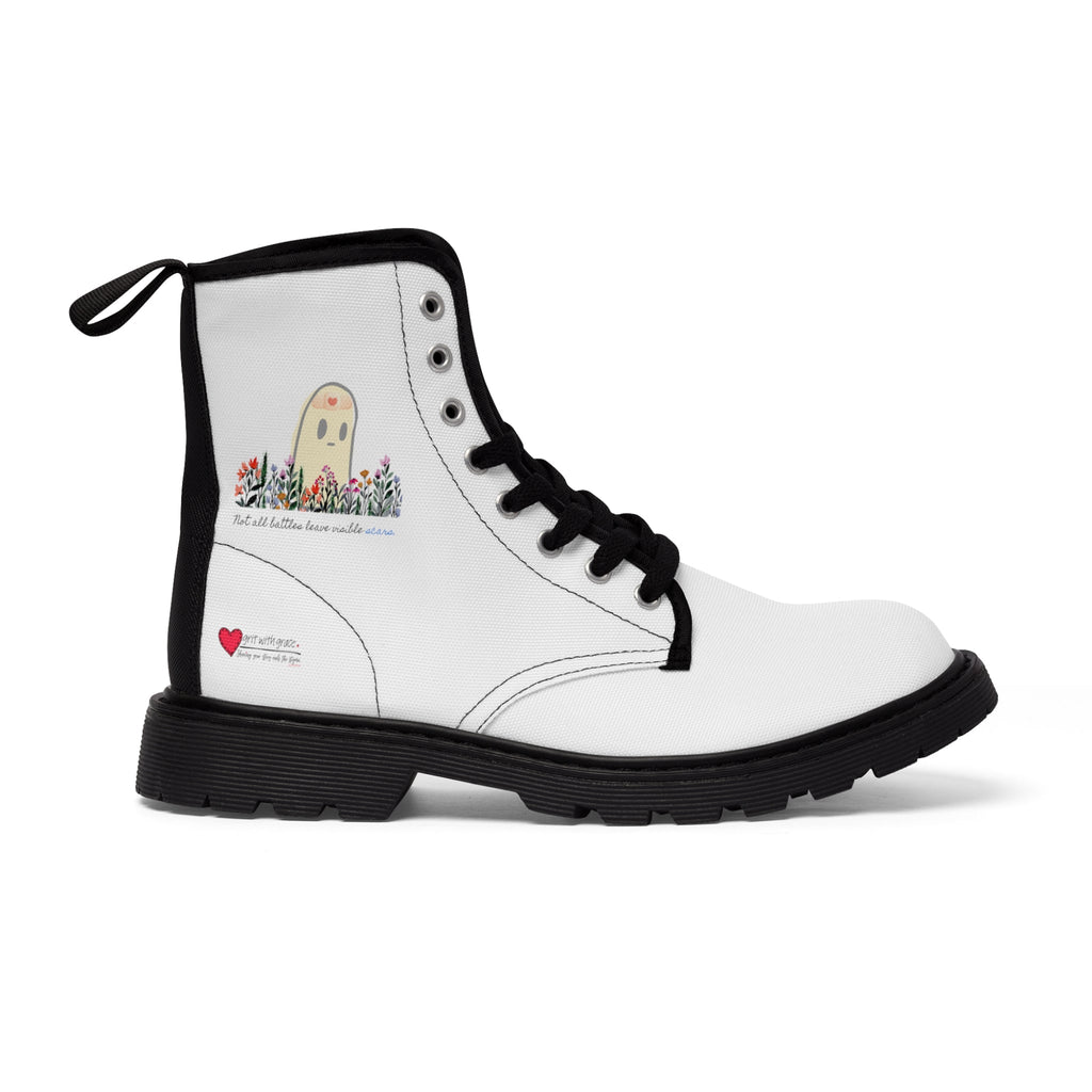 Invisible Ghost 'Unseen Scars' Women’s Combat Boots