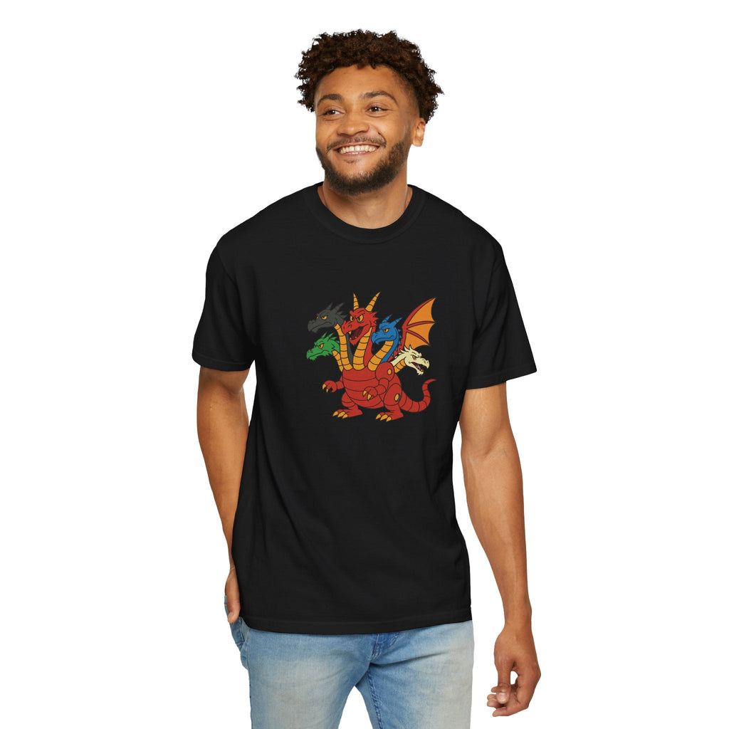 Multi-Headed Dragon T-Shirt — Colorful Fantasy Creature Tee