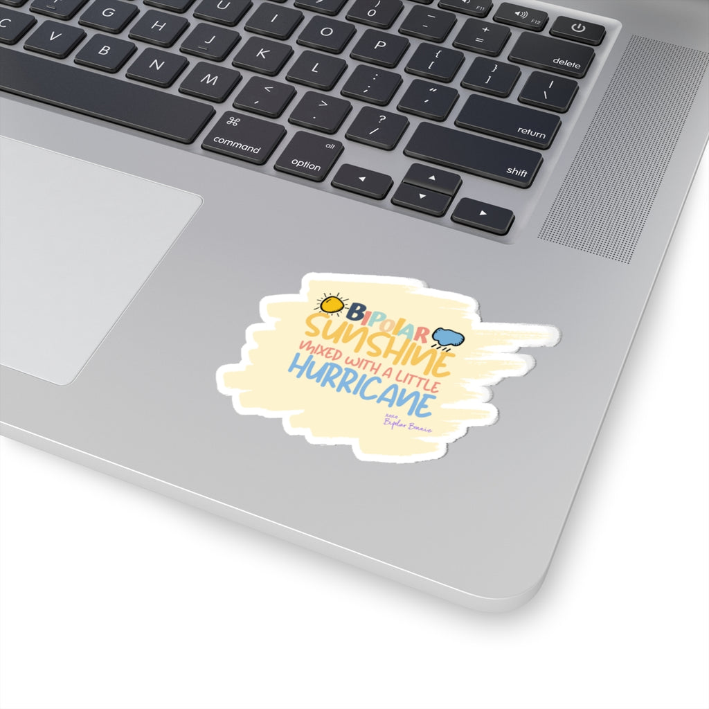Bipolar Bonnie Series - "Bipolar Sunshine Mixed With A Little Hurricane" Kiss-Cut Stickers