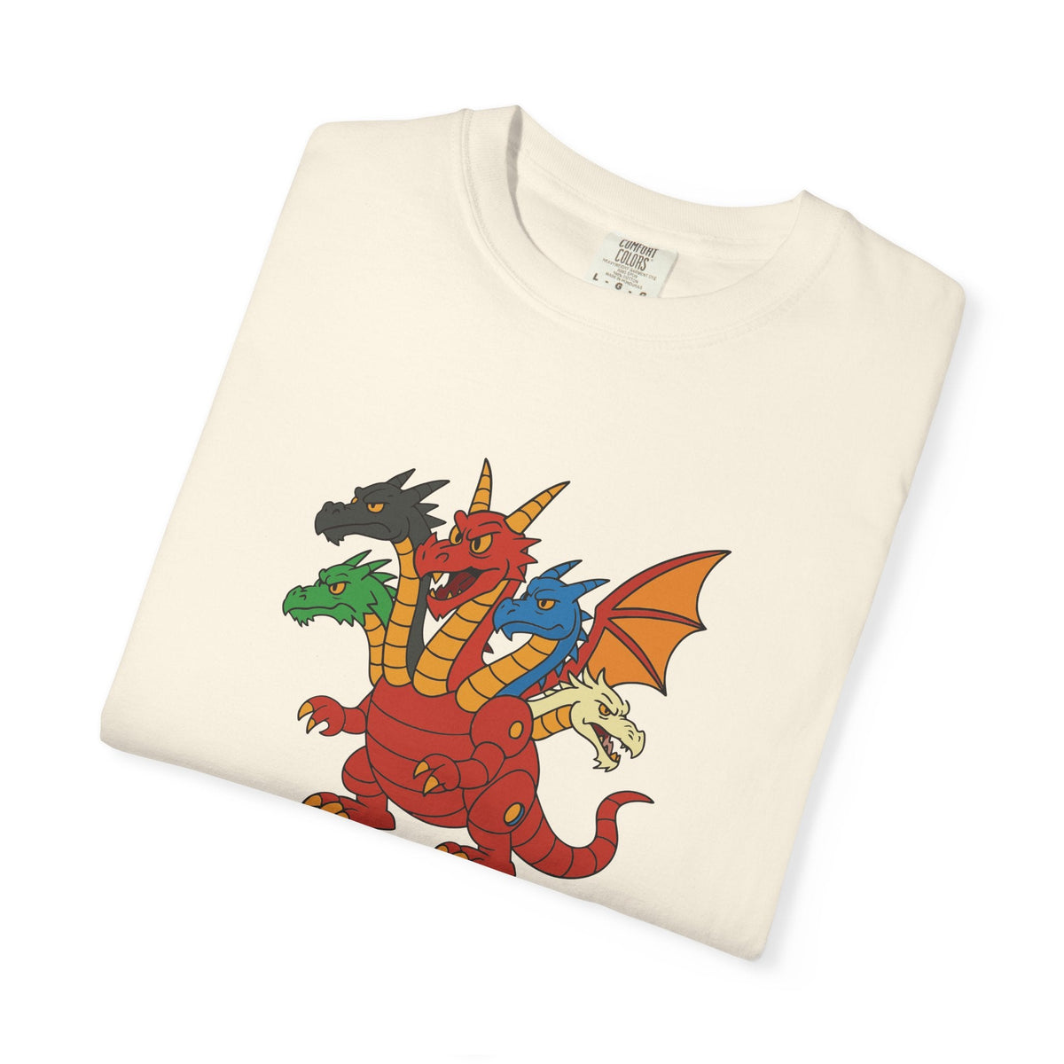 Multi-Headed Dragon T-Shirt — Colorful Fantasy Creature Tee