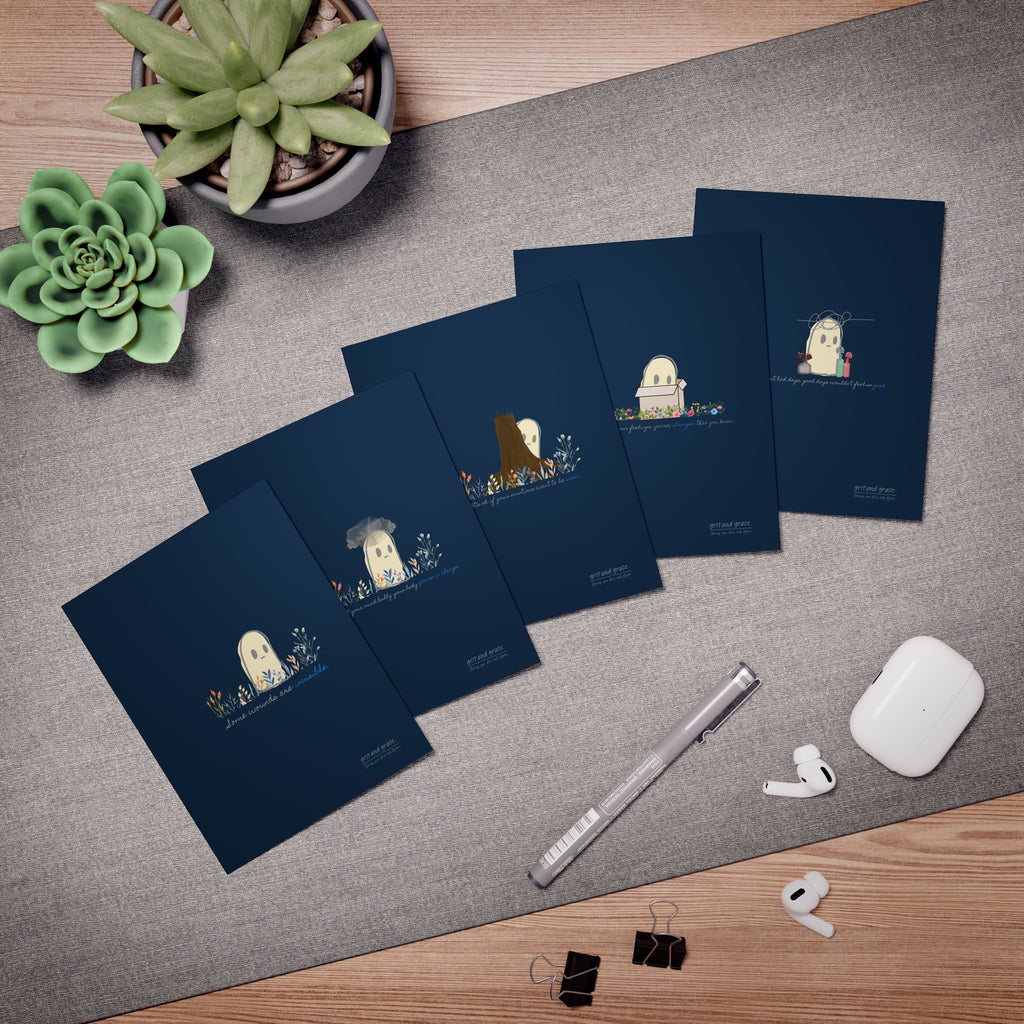 Invisible Ghost Series - Multi-Design Greeting Cards (5-Pack)