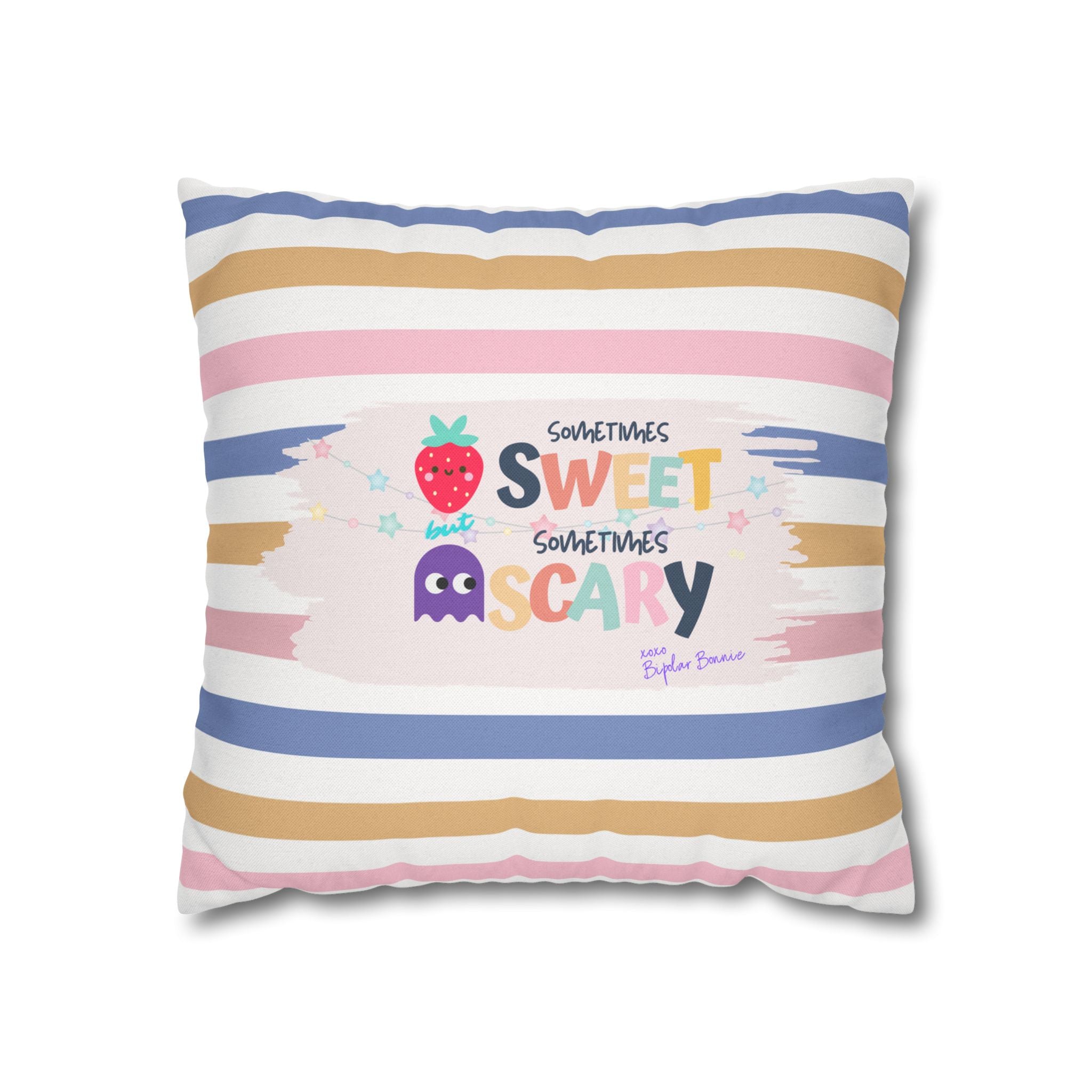 Bipolar Bonnie Series - Spun Polyester Square Pillow Case