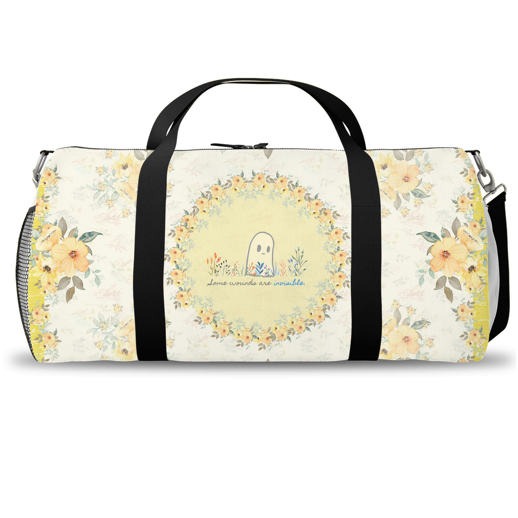 Invisible Ghost 'Some wounds are invisible' Duffle Bags