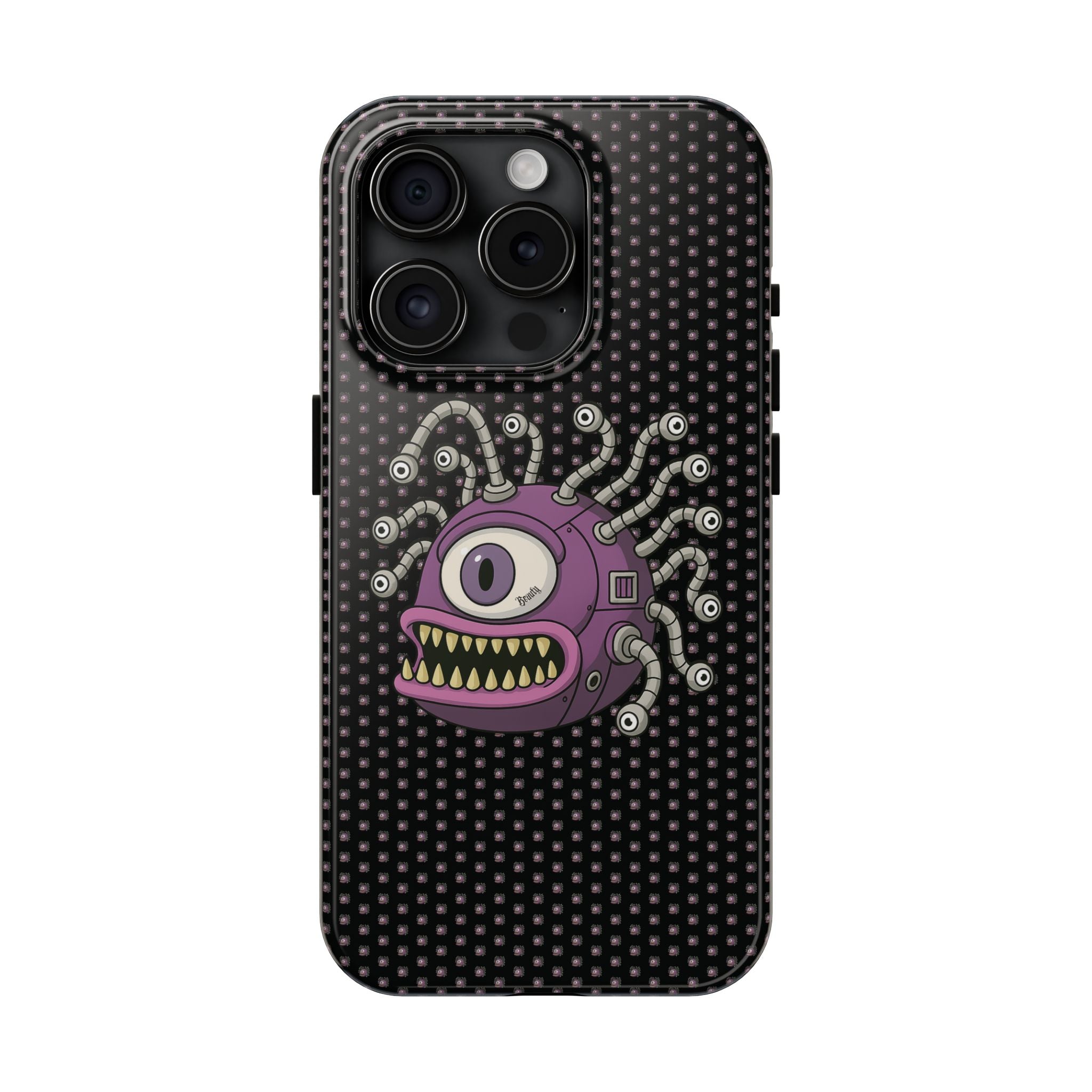 Critical Cut Purple Monster Phone Case