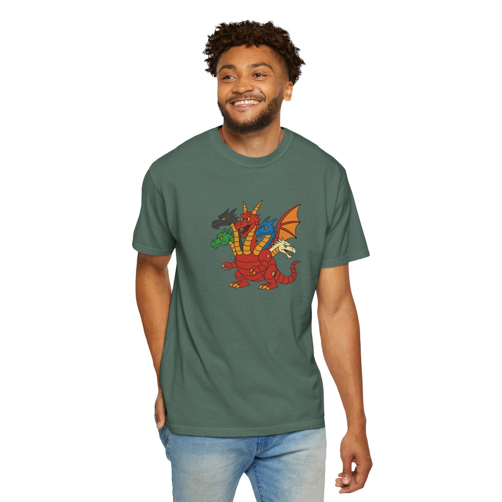 Multi-Headed Dragon T-Shirt — Colorful Fantasy Creature Tee