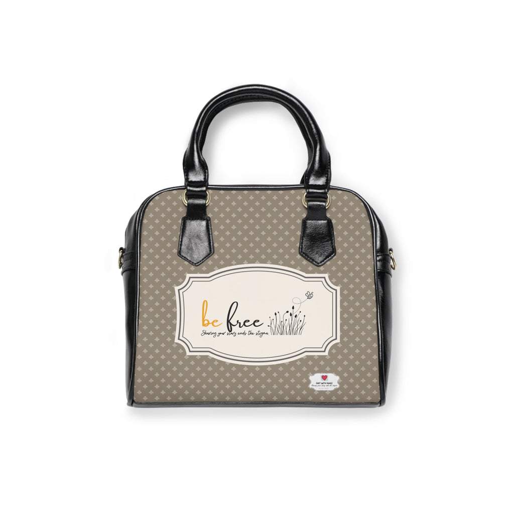 Bee Happy 'Embrace Freedom' Inspirational Shoulder Handbag