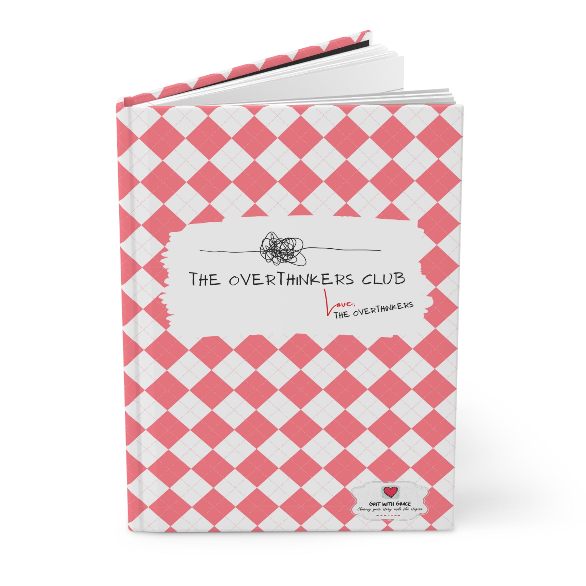 The Overthinkers Club 'Navigating Thoughts' Hardcover Matte Journal - Limited Edition