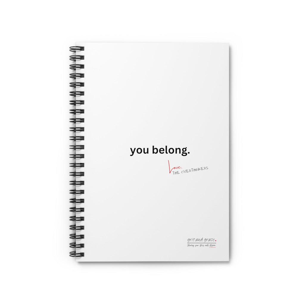 The Overthinkers Club 'Belonging' Members Only Notebook