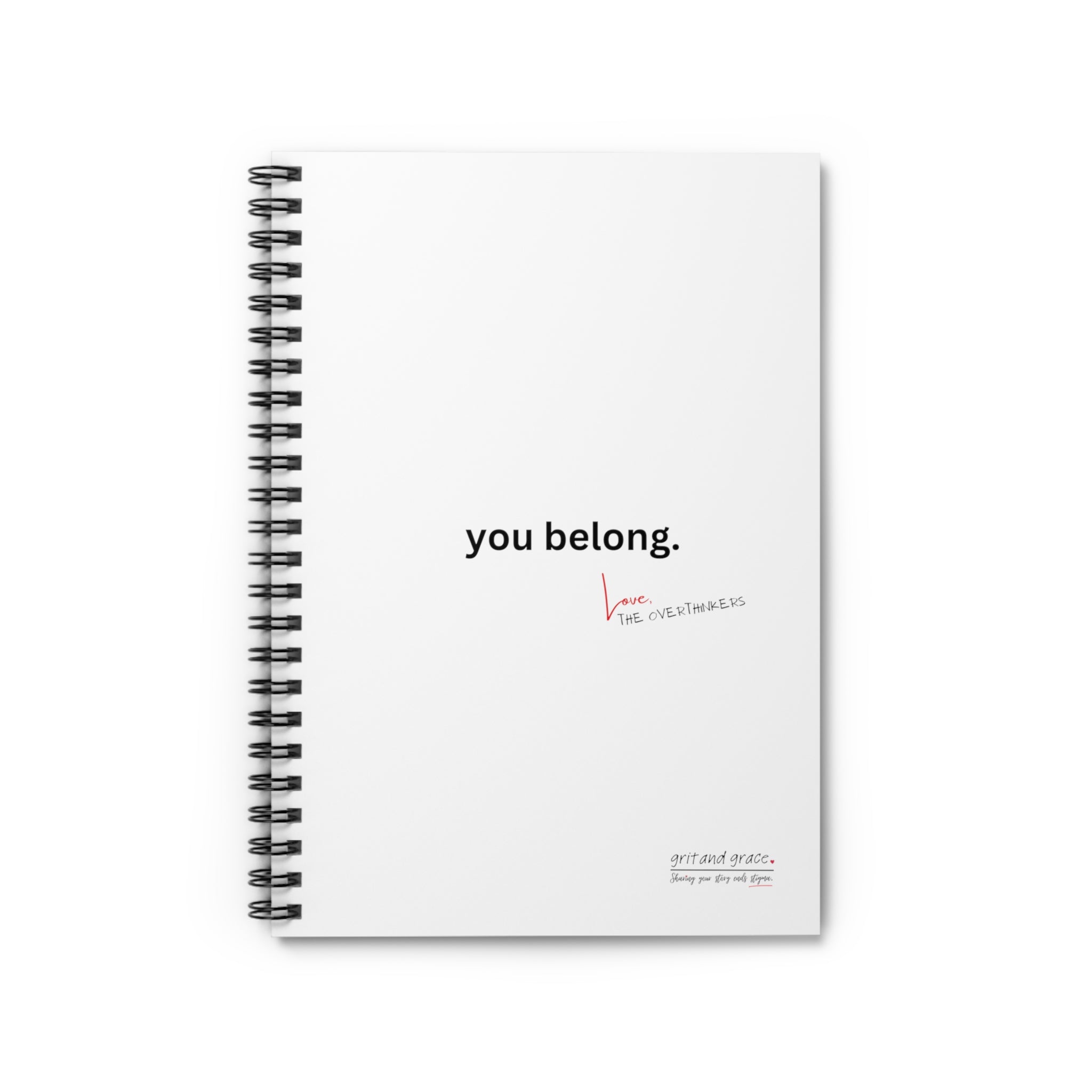 The Overthinkers Club 'Belonging' Members Only Notebook