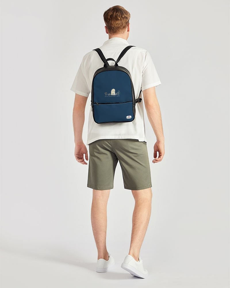 Invisible Ghost Series Classic Faux Leather Backpack