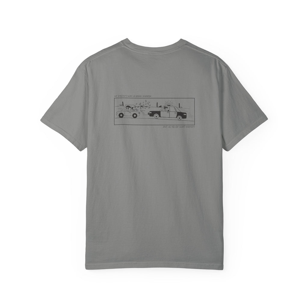 Classic East Coast Vintage Wash T-Shirt — "I Should Just Rob a Bank" Lyric Tee