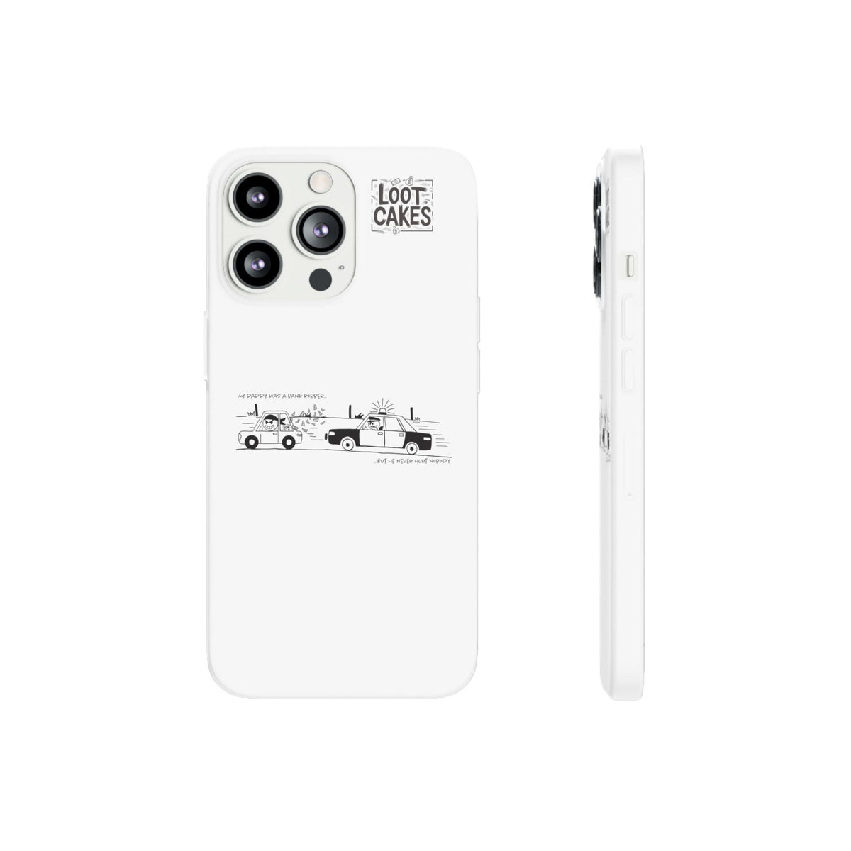 Loot Cakes x Mike Maldonado Phone Case | Slim Clear TPU Graphic