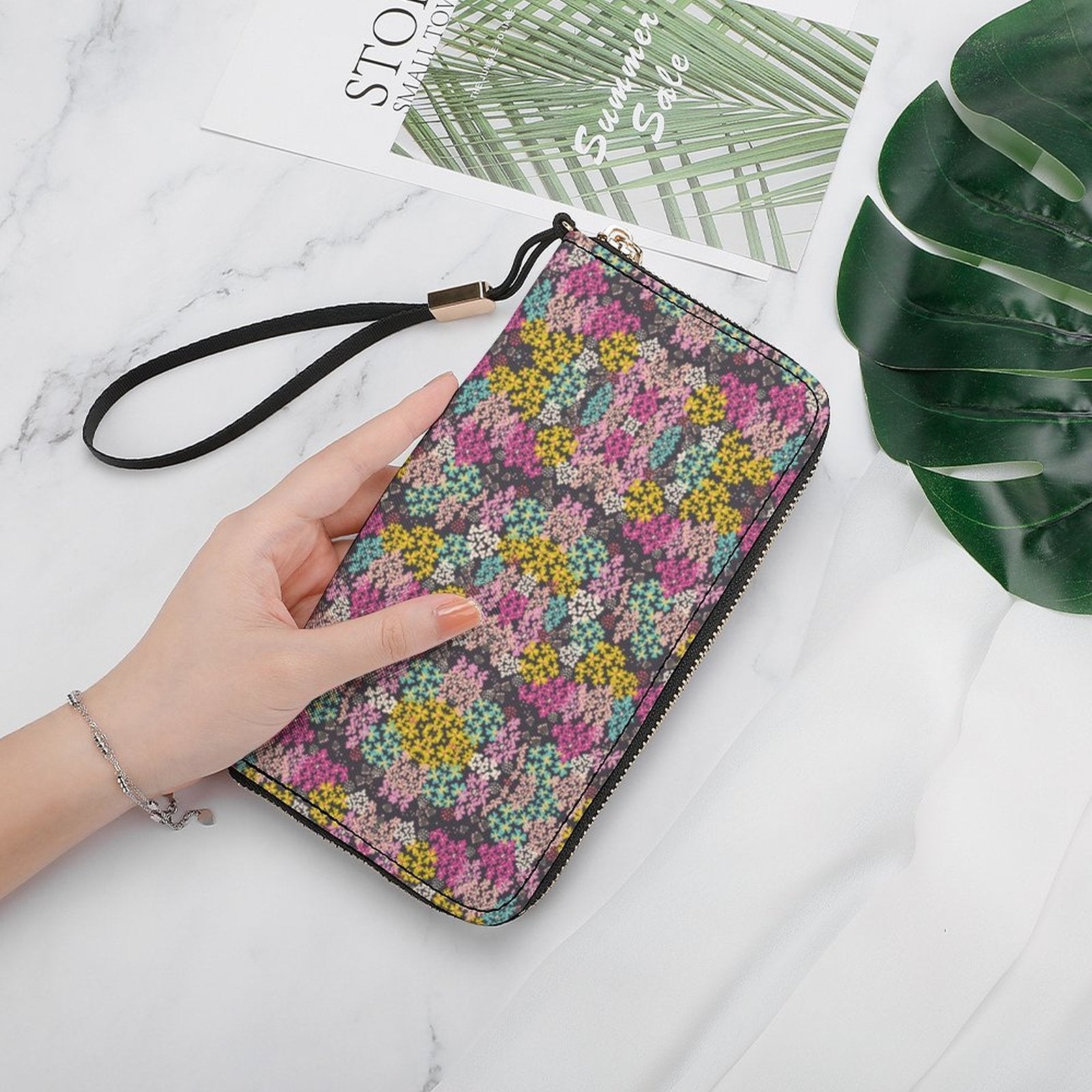 Summer Vibes Horizontal Wristlet Wallet