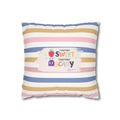 Bipolar Bonnie Series - "Sweet But Scary" and ""Sunshine Little Hurricane" Spun Polyester Square Pillow Case