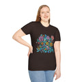 Floral Meadow T‑Shirt — Colorful Hand‑Drawn Wildflower Graphic